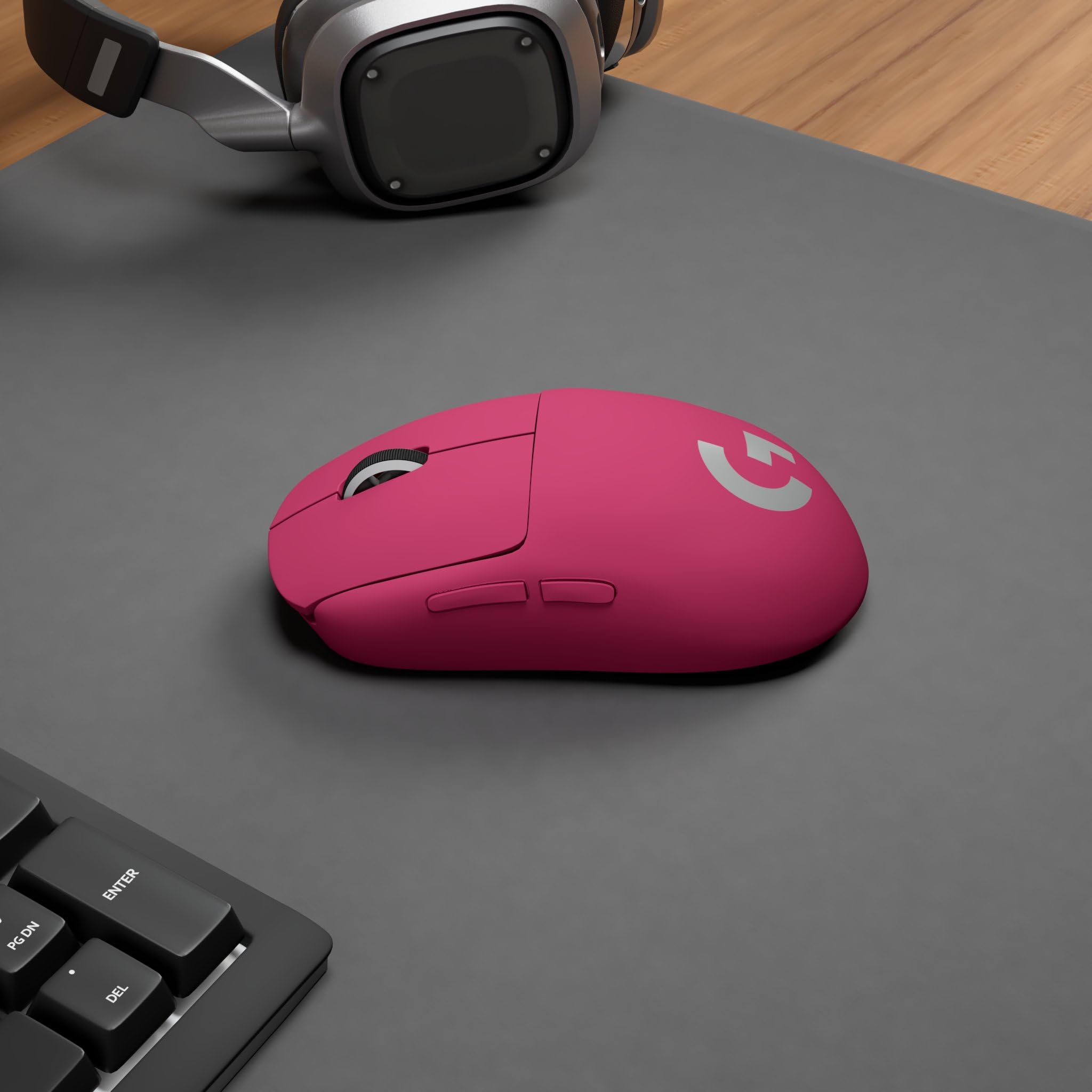 Logitech G PRO SUPERLIGHT Wireless Gaming Mouse - Ultra Lightweight 63g, HERO 25K Sensor, 25600 DPI, 5 Programmable Buttons, Long Battery Life, On-Board Memory - Perfect for Esports, PC & Mac Gaming, FPS, MOBA, and Competitive Play