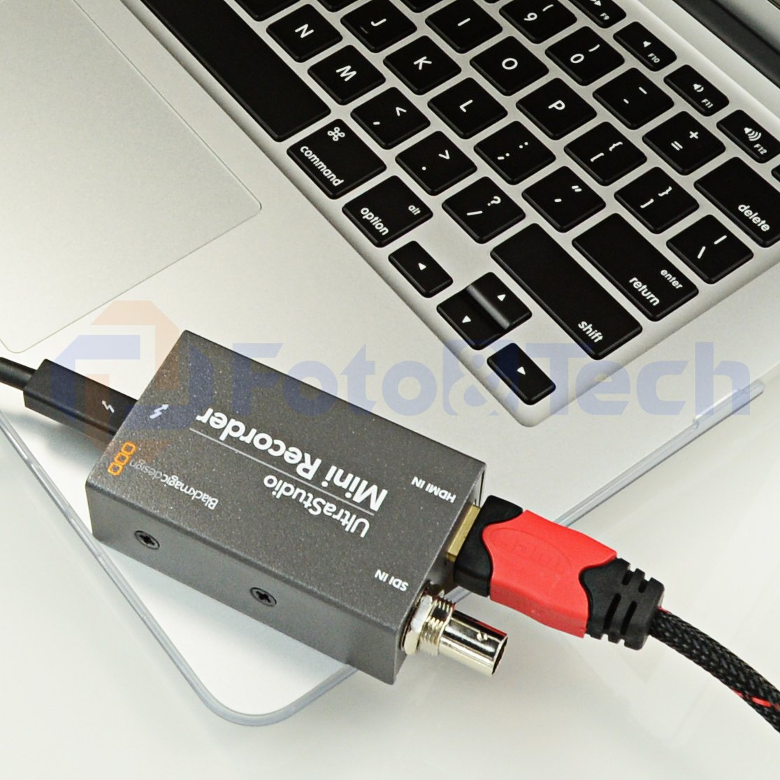 Foto&Tech 10 Feet Mini HDMI to HDMI Cable - 4K Ultra HD Compatible with Blackmagic Design UltraStudio, Canon DSLR Cameras (1D X Mark II, 5D Mark IV, 7D Mark II, 80D, T7i) - Perfect for Live Streaming, Video Recording & Studio Production