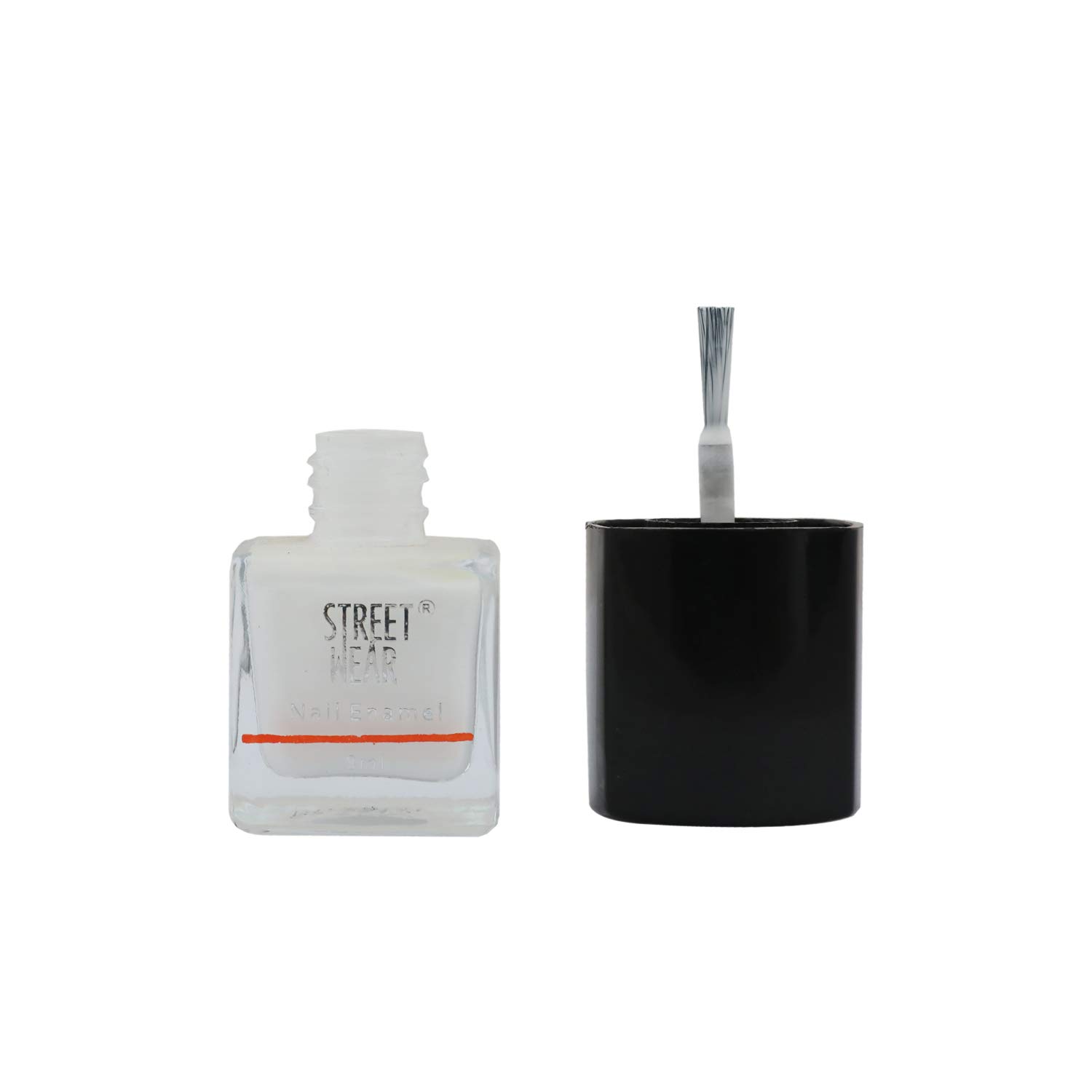 Street Wear Nail Polish - Angel's White (8ml) | Long-Lasting Vegan Nail Enamel for Trendy Fashion & Party Looks