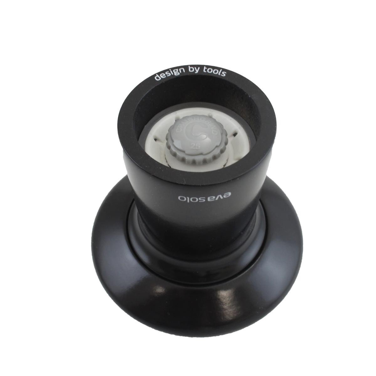 Premium Eva Solo Salt and Pepper Grinder Set - Black Oak Finish, 7.5cm Height - Perfect for Kitchen, Dining Table, and Gourmet Cooking