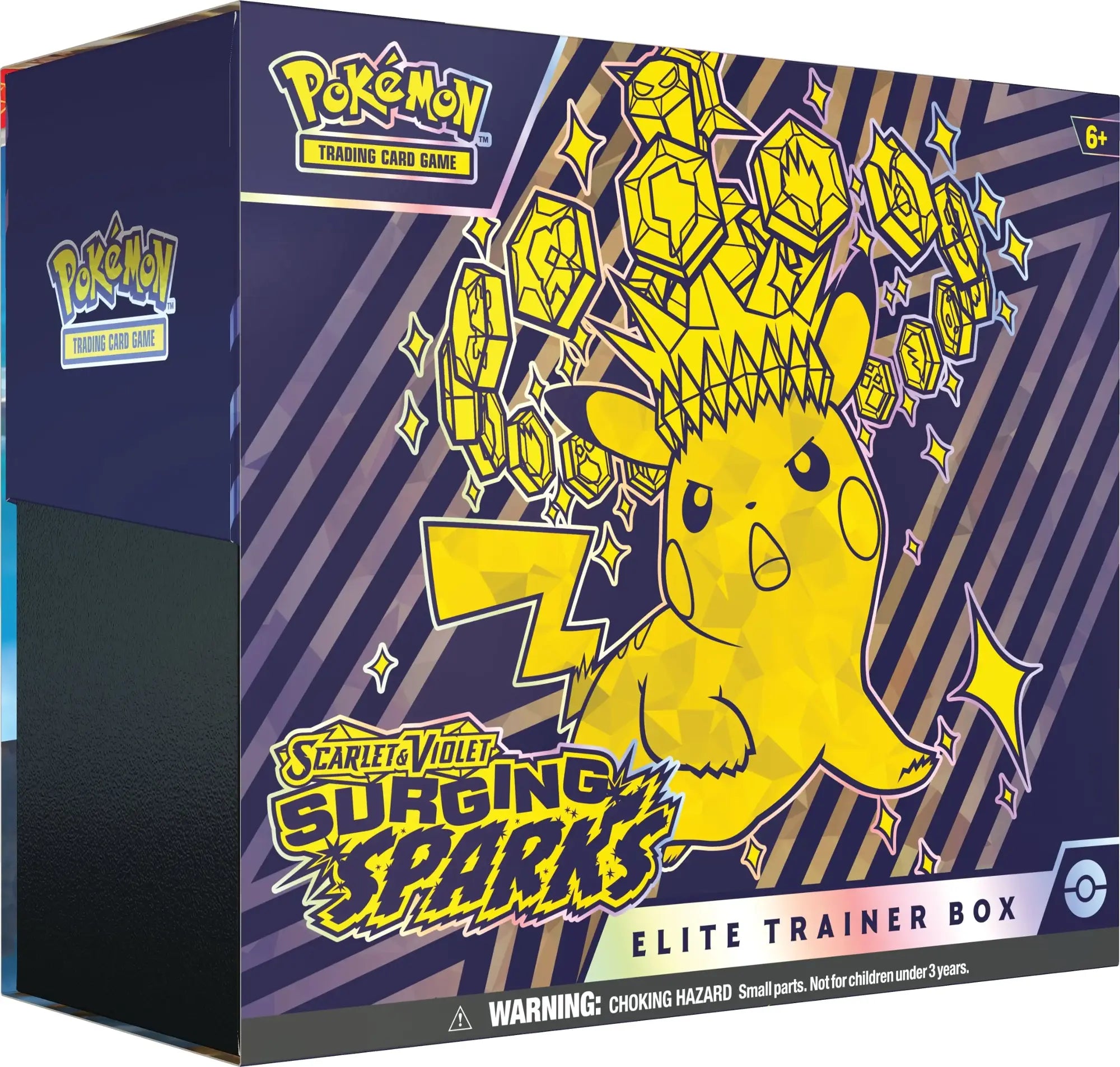 Pokemon Scarlet & Violet Surging Sparks Elite Trainer Box (ETB) - Collectible Trading Card Game Set for Battles & Display
