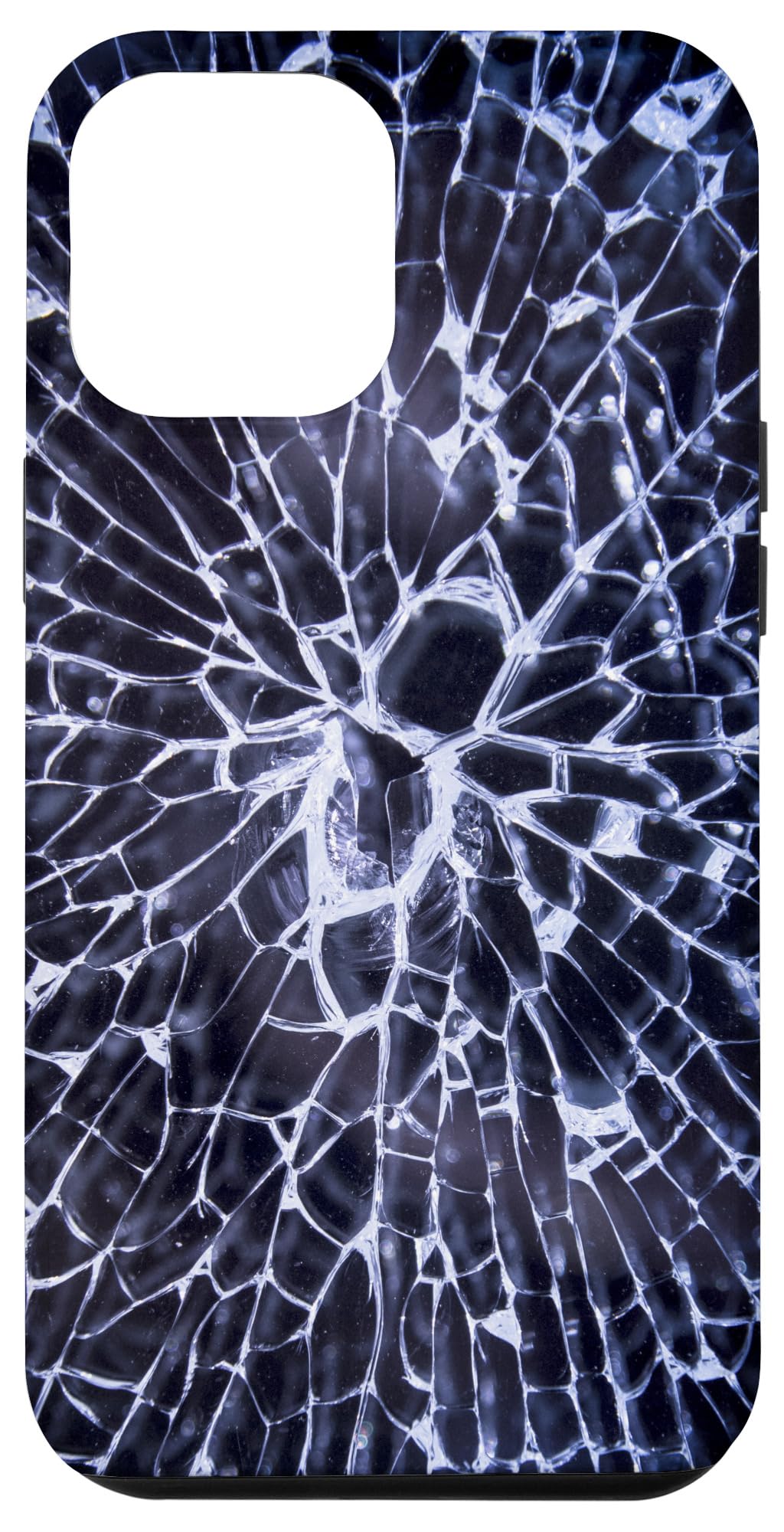 iPhone 12 Pro Max Broken Glass Prank Case - Realistic Cracked Screen Protector Cover - Perfect for April Fools Jokes & Office Pranks