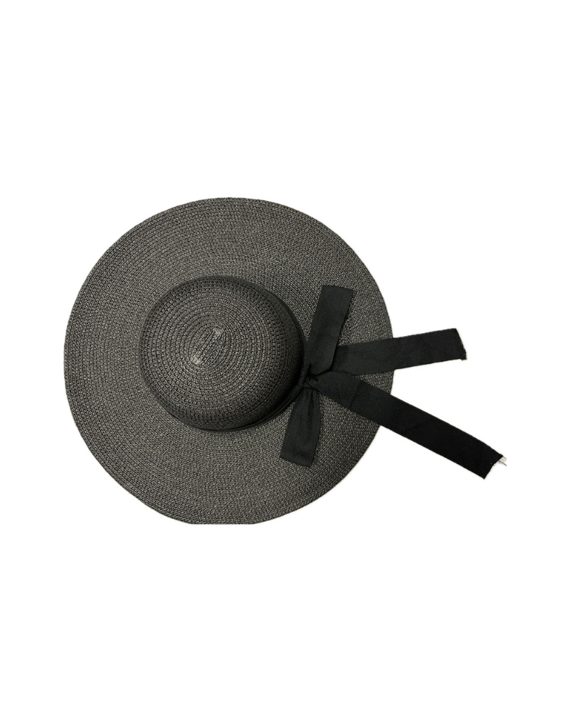 Stylish Straw Sun Hat with Adjustable Twill Tape Bow - Perfect for Beach Vacations, Summer Outings & Outdoor Adventures