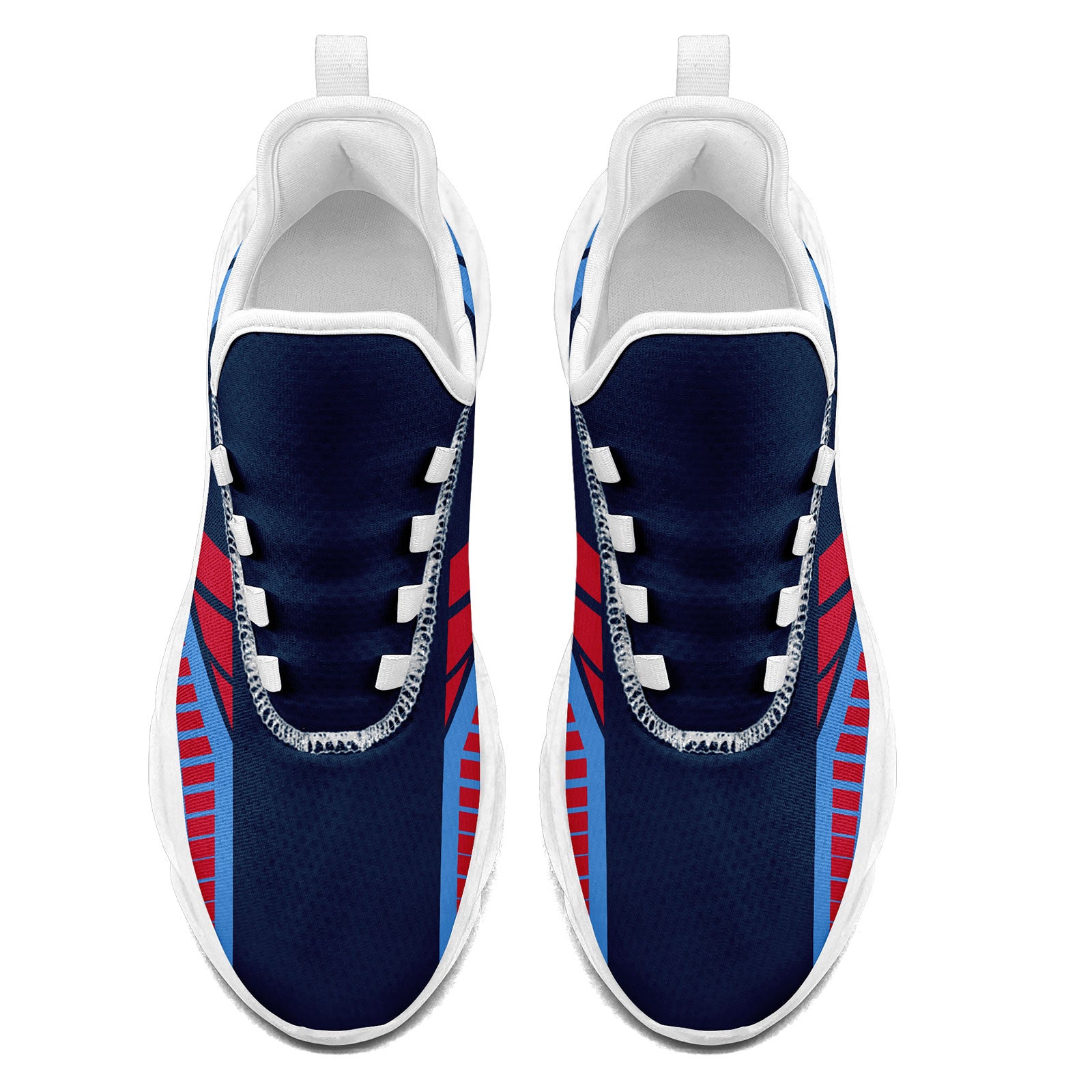 Custom Blue Tennessee Maxsoul Personalized Sneakers for Men - Breathable Running Shoes FN003 D020325 Size 32 - Perfect for Jogging, Gym Workouts & Casual Wear