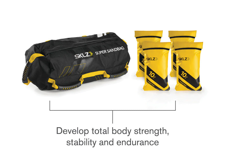 SKLZ Super Sandbag - Heavy Duty Workout Sandbag for Strength Training, CrossFit & Home Gym Fitness - Perfect for Weightlifting, Endurance & Functional Training