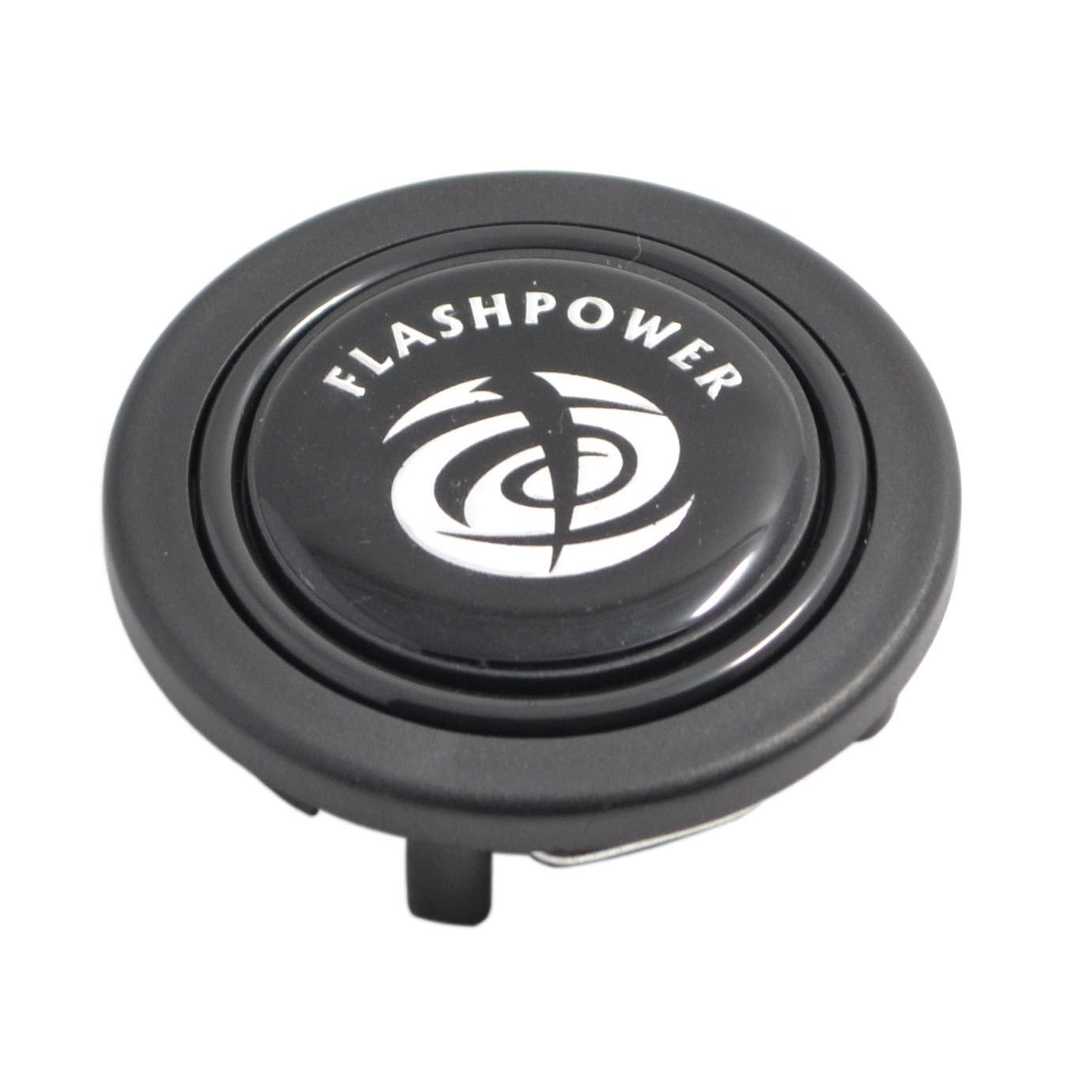 Polished 6-Bolt Steering Wheel Horn Button - Universal Fit for Classic & Custom Cars - Perfect for Car Shows, Racing & Restoration Projects