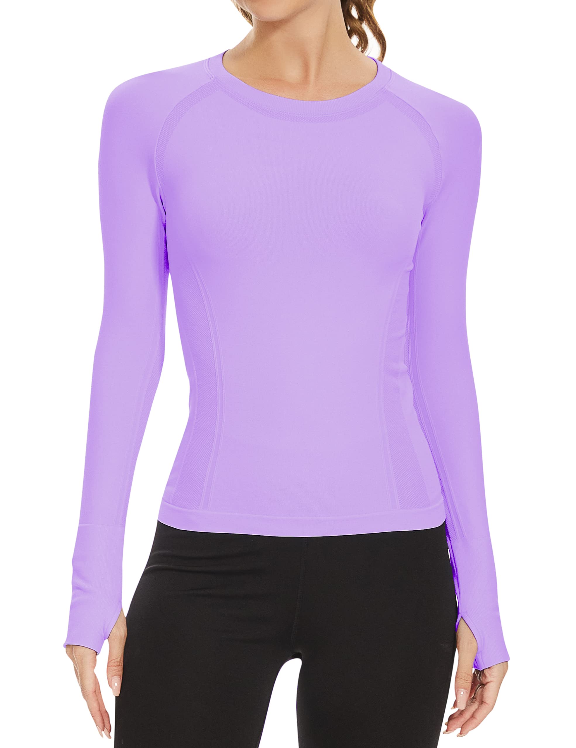 MathCat Women's Quick Dry Short Sleeve Workout Shirts - Seamless Athletic Tops for Gym, Yoga & Running - Lightweight Moisture Wicking Fitness Tees for Active Lifestyles