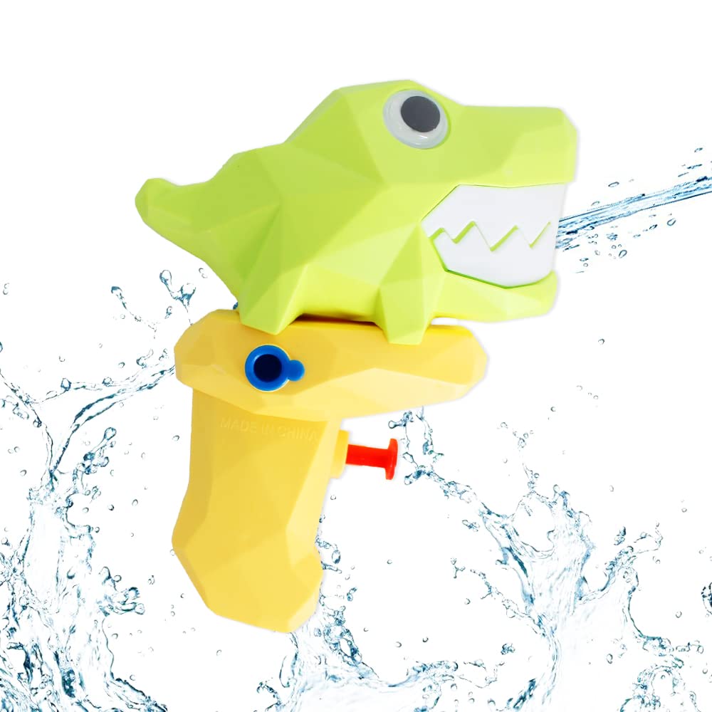 **MerryJoy Dinosaur Water Guns for Kids & Adults - Outdoor Water Blaster Toys for Pool, Beach & Summer Fun - Water Fighting Toys for Boys, Girls & Toddlers - Perfect for Backyard Battles, Beach Parties & Pool Games**