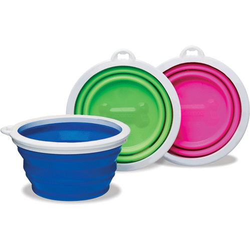 Collapsible Travel Bowl for Dogs - Small & Large Sizes - Perfect for Camping, Hiking, and Outdoor Adventures