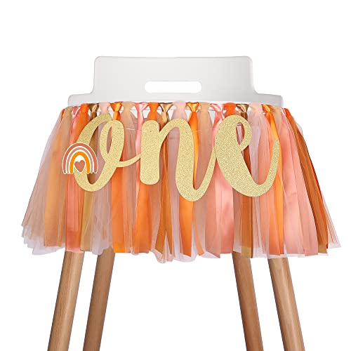 Boho Rainbow Highchair Banner
