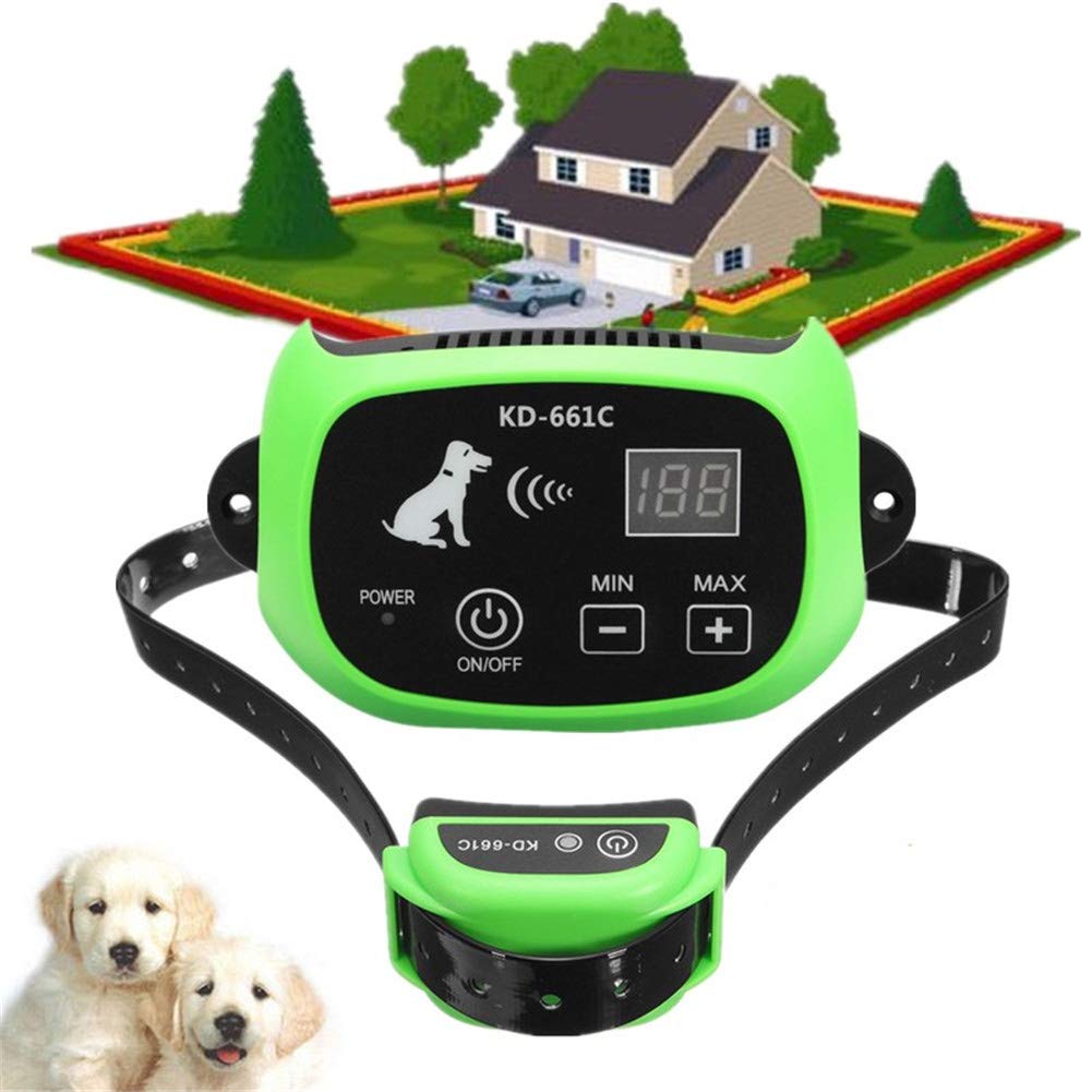 Wireless Dog Fence - Electric Pet Containment System with Safe Beep & Shock Modes | Waterproof & Rechargeable Training Collar for Small, Medium & Large Dogs (1/2/3 Dog Options) | Perfect for Backyard, Farm & Outdoor Dog Training
