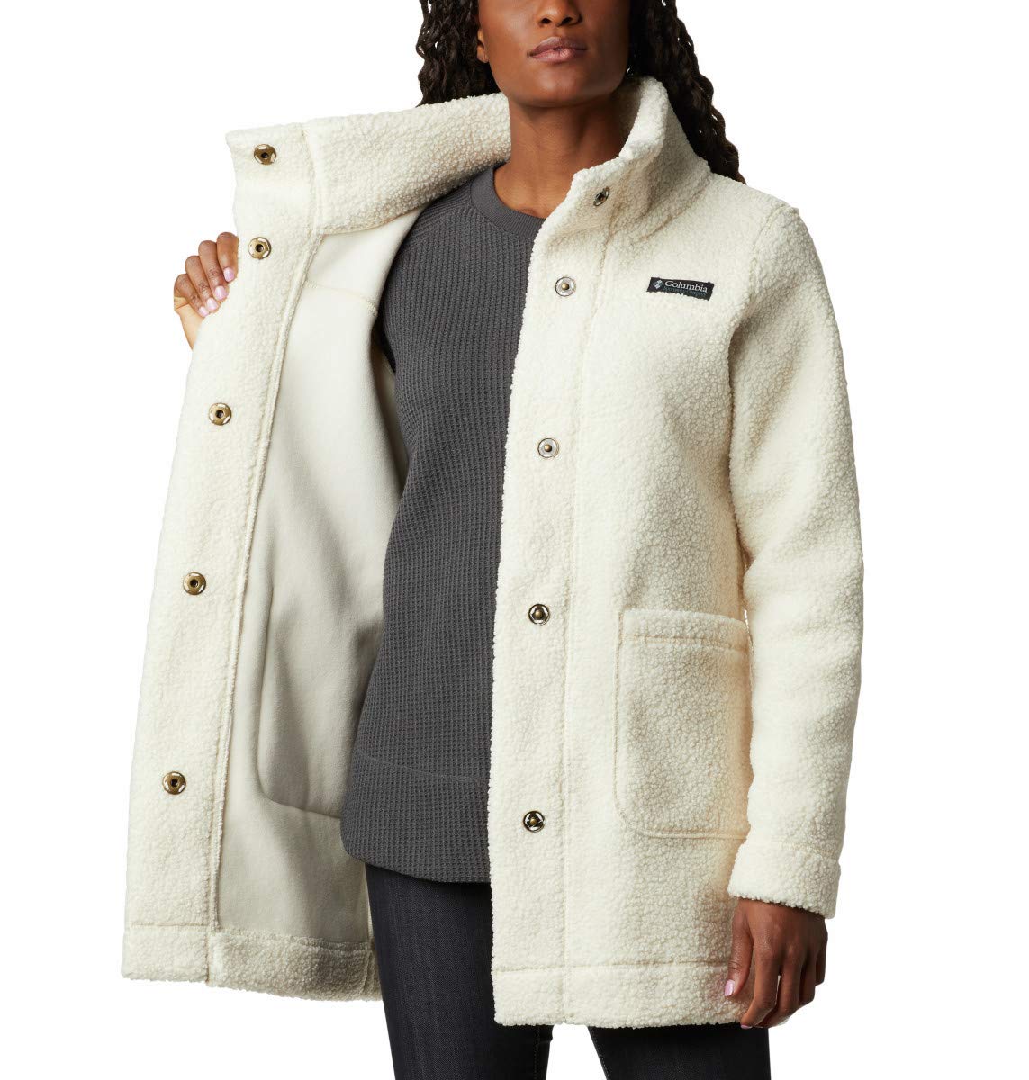 Columbia Women's Panorama Long Jacket - Waterproof & Windproof Winter Coat for Hiking, Skiing & Outdoor Activities