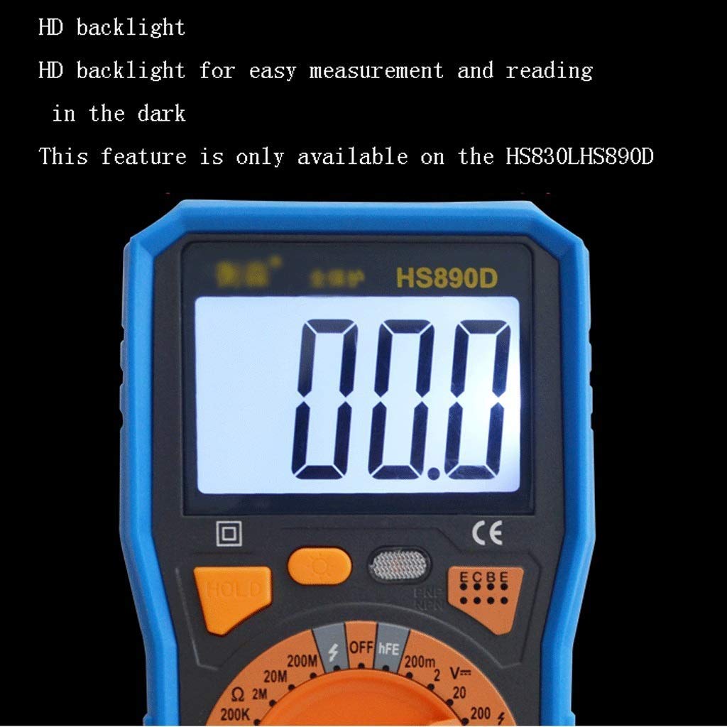 Digital Multimeter Hard Case - Protective Storage for Volt Meter, Ammeter, OHM Tester with LCD Display | AC/DC Current Measurement | Perfect for Electricians, DIY Projects & Field Work