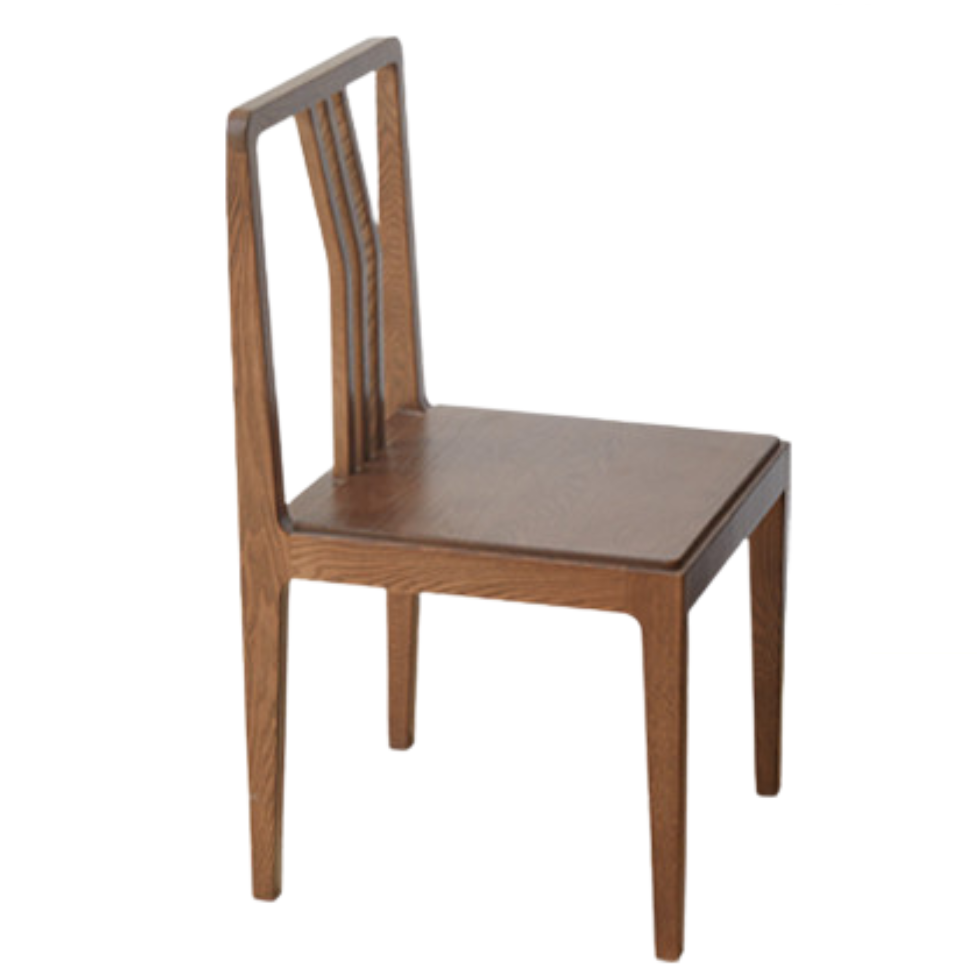 Premium Black Walnut Solid Wood Dining Chairs Set of 4 with Comfortable Backrest - Elegant Kitchen & Dining Room Furniture for Family Gatherings & Dinner Parties
