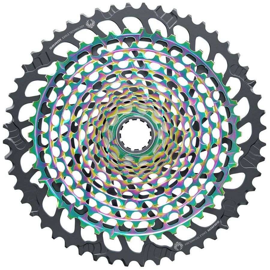 SRAM XX1 EAGLE AXS XG 1299 12-Speed Cassette - 10-52T, XD Driver, Rainbow Finish - Perfect for Mountain Biking and Off-Road Cycling