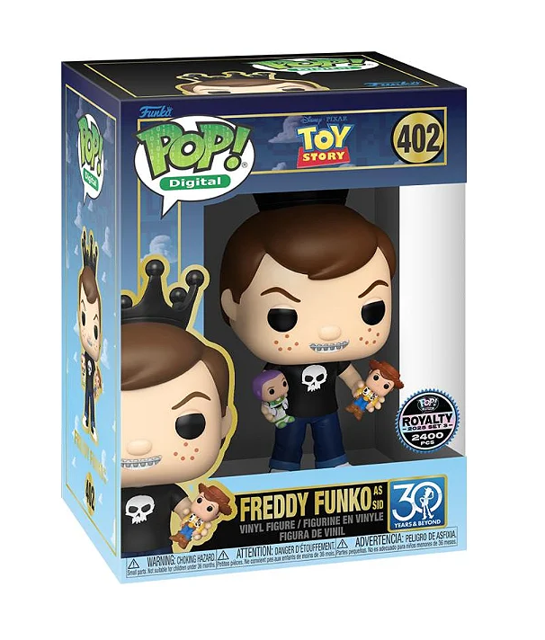 Toy Story Freddy Funko as Sid NFT Redemption 2400-Piece Limited Edition Funko Pop Vinyl Figure - Perfect for Disney Collectors, Toy Story Fans & NFT Enthusiasts