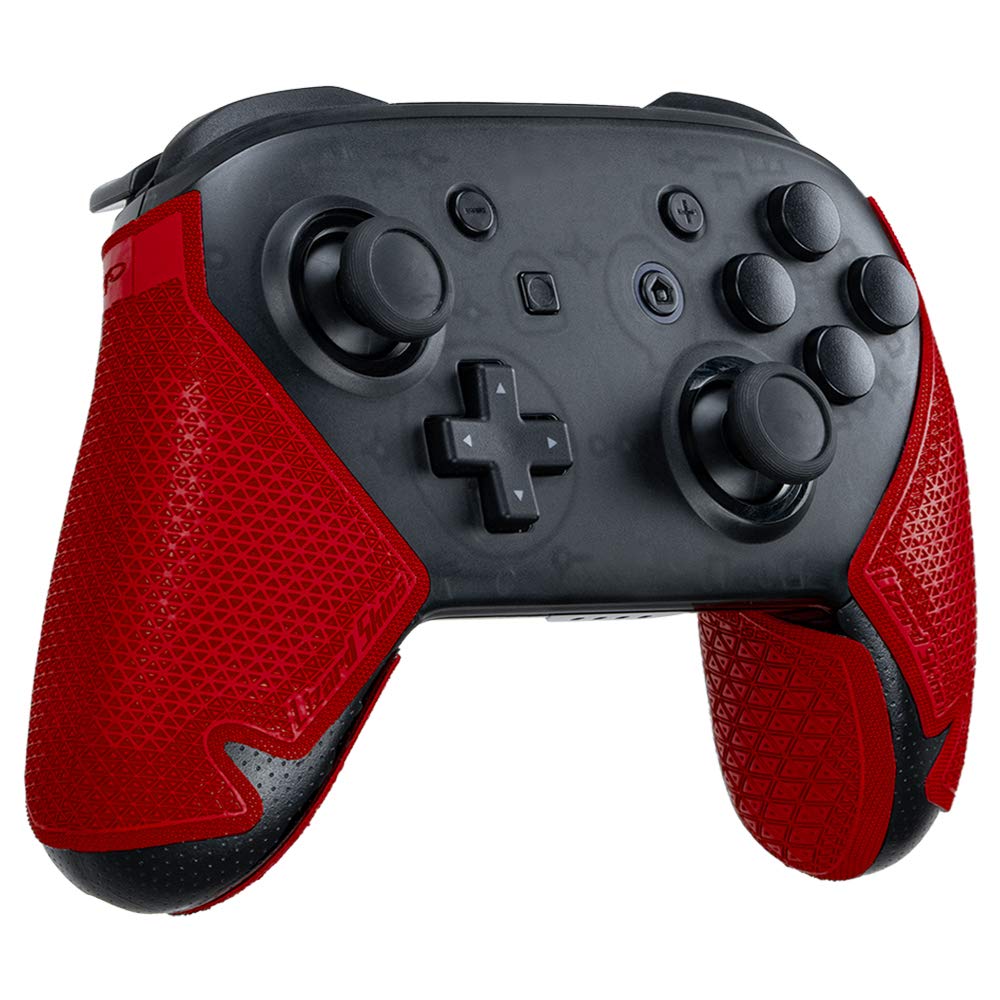 Lizard Skins Controller Grip for Nintendo Switch Pro - 0.5mm Thickness DSP Grip Compatible with Switch Pro Controller - Pre-Cut Pieces for Easy Installation - 10 Vibrant Colors (Crimson Red) - Perfect for Gaming Comfort and Enhanced Grip During Long Play Sessions