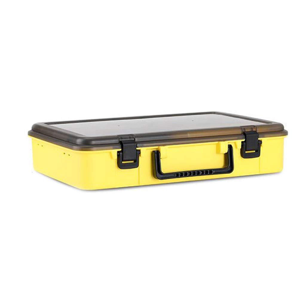 Multifunctional Fishing Tackle Storage Box - Double Layer Plastic Bait Organizer with Large Capacity for Hooks, Lures & Fishing Gear Accessories | Perfect for Anglers, Boat Fishing & Outdoor Adventures