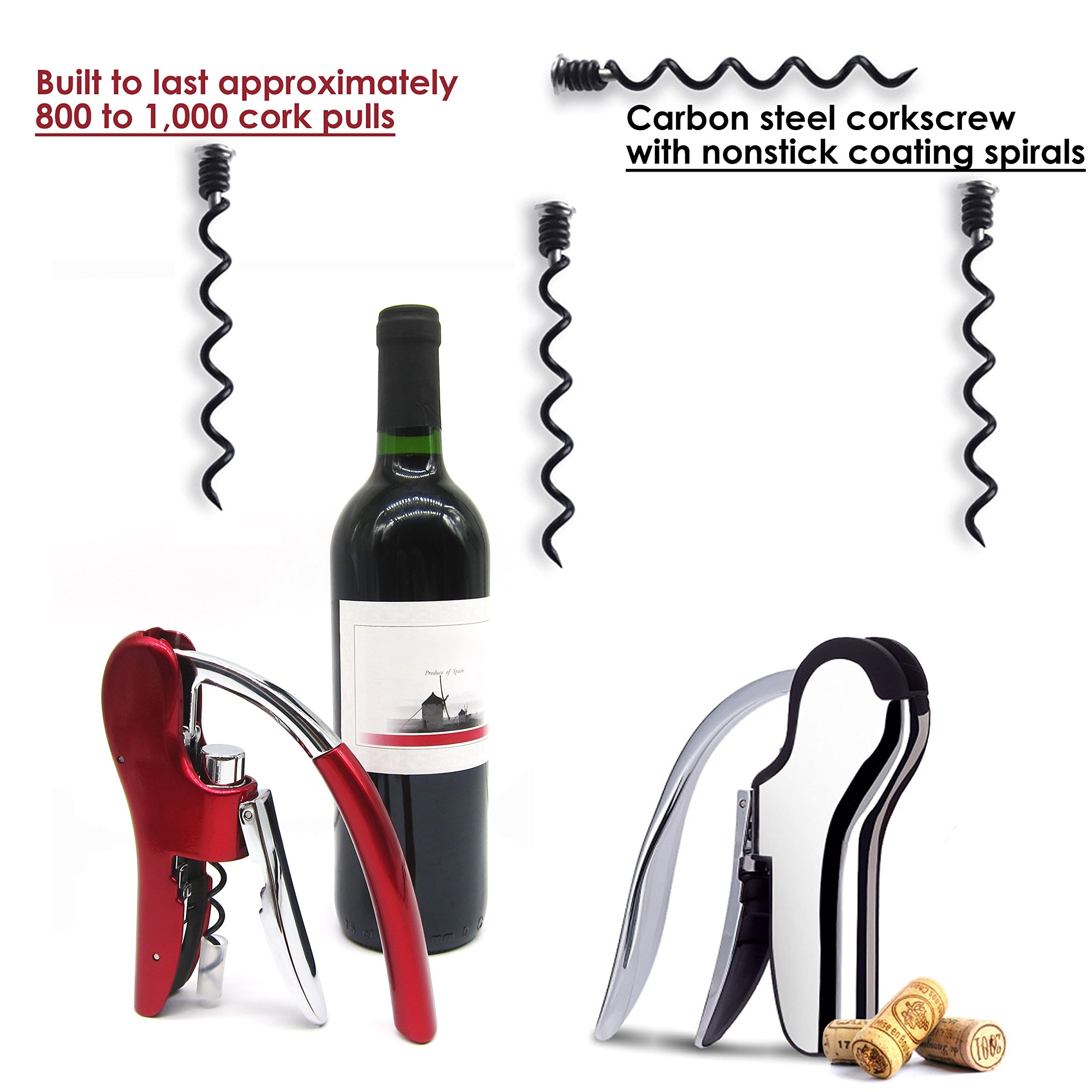 2 Pack Replacement Corkscrew Spiral Worm for KAYCROWN & BestUtensils Wine Openers - Durable Wine Bottle Opener Accessories for Home Bars, Restaurants & Parties