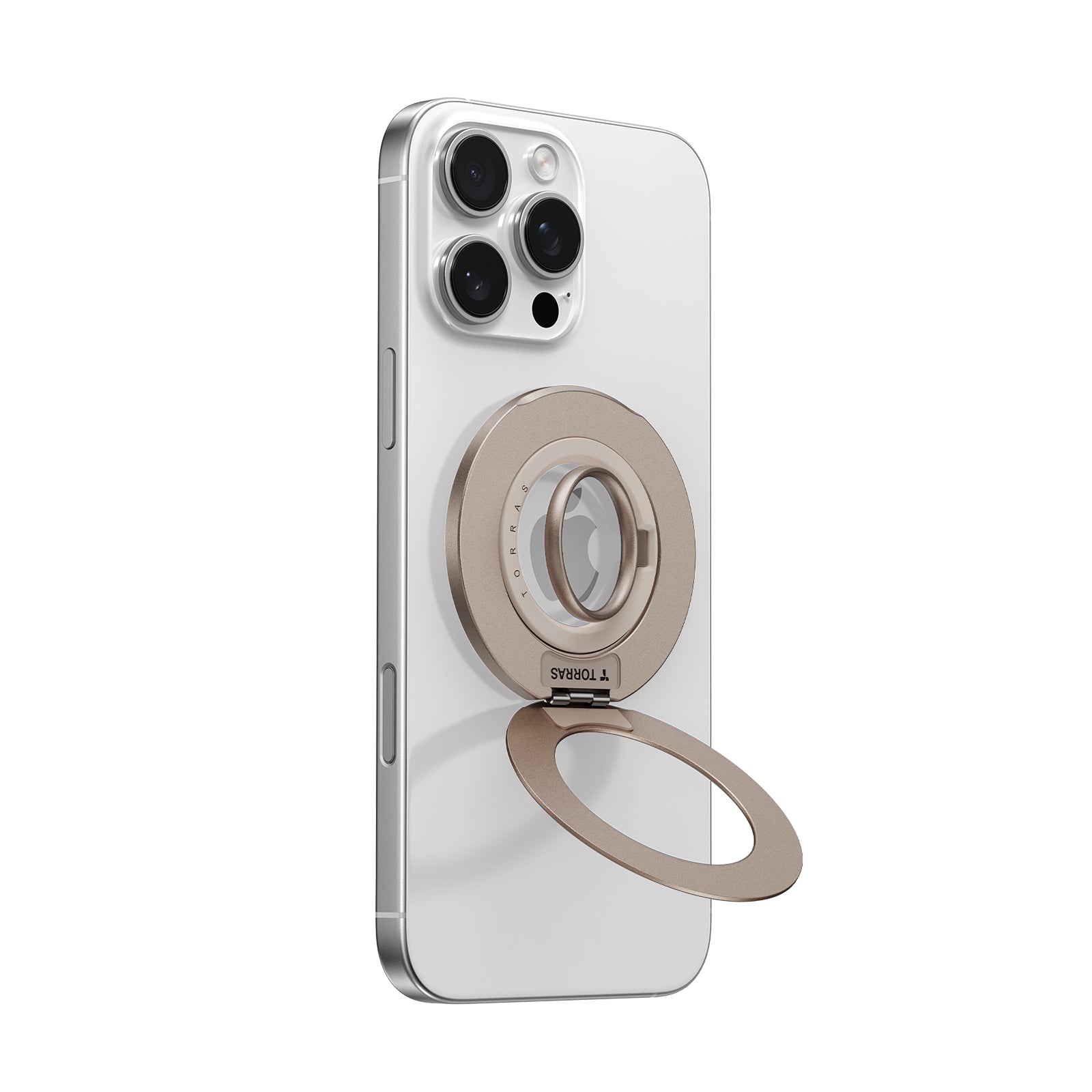 Ostand Dual Ring Phone Stand Holder - Adjustable & Sturdy Phone Stand for Desk, Compatible with iPhone, Samsung, Galaxy - Perfect for Watching Videos, Video Calls & Hands-Free Use at Home or Office