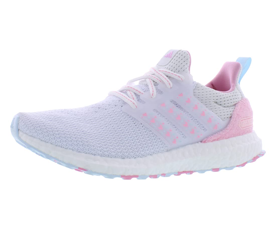 Adidas Women's Fluidflow Running Shoes - Lightweight & Breathable for Women, White & Pink, Size 6.5 Men (Perfect for Jogging, Gym Workouts & Casual Wear)