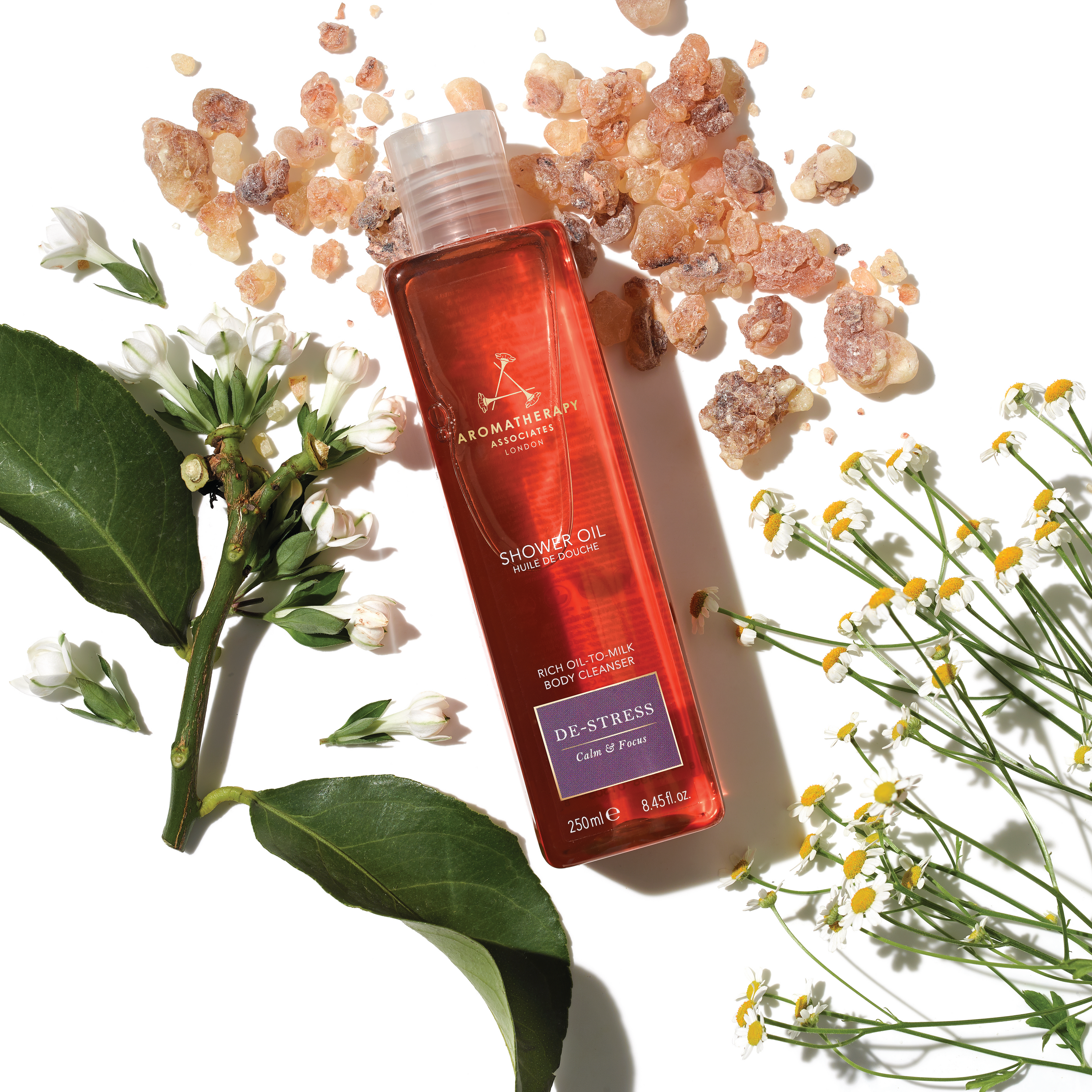 De-Stress Mind Shower Oil - Aromatherapy Relaxing Body Wash for Stress Relief & Better Sleep - Perfect for Spa Nights & Self-Care Routines