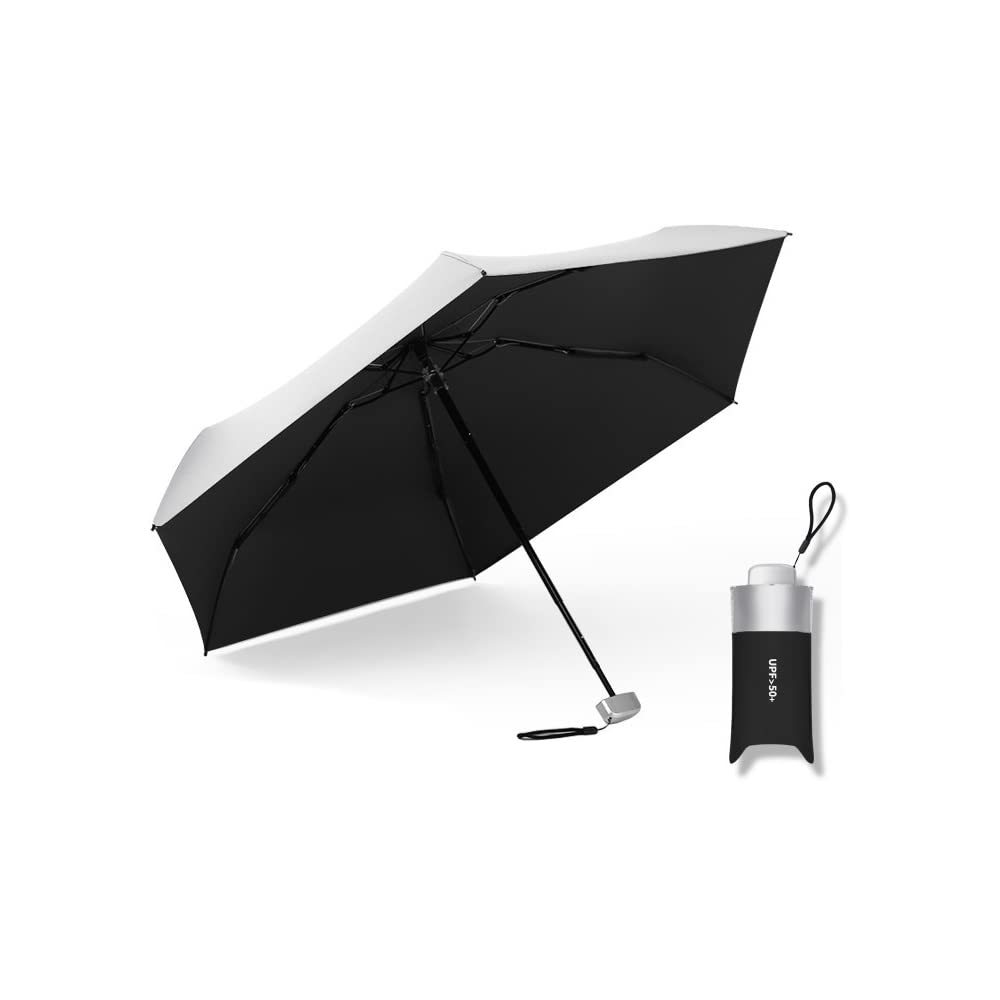 AFULILI Compact Travel Umbrella - UV Protection, Windproof, Lightweight & Portable - Perfect for Travel, Commuting, Hiking & Outdoor Activities - Sun & Rain Protection Umbrella for Women & Men