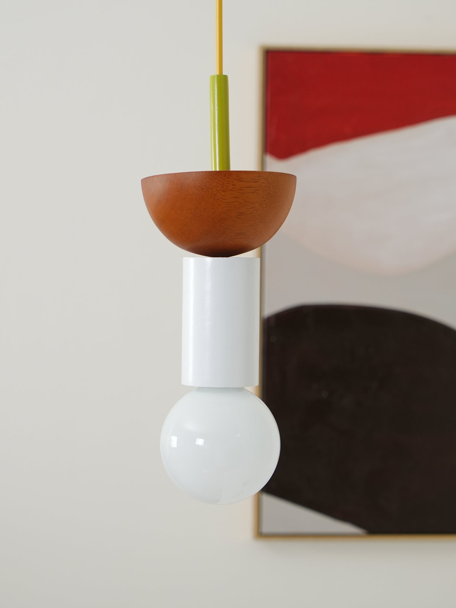 Modern Geometric Building Blocks Pendant Lamp - Stylish LED Hanging Light for Living Room, Bedroom, or Dining Room Decor
