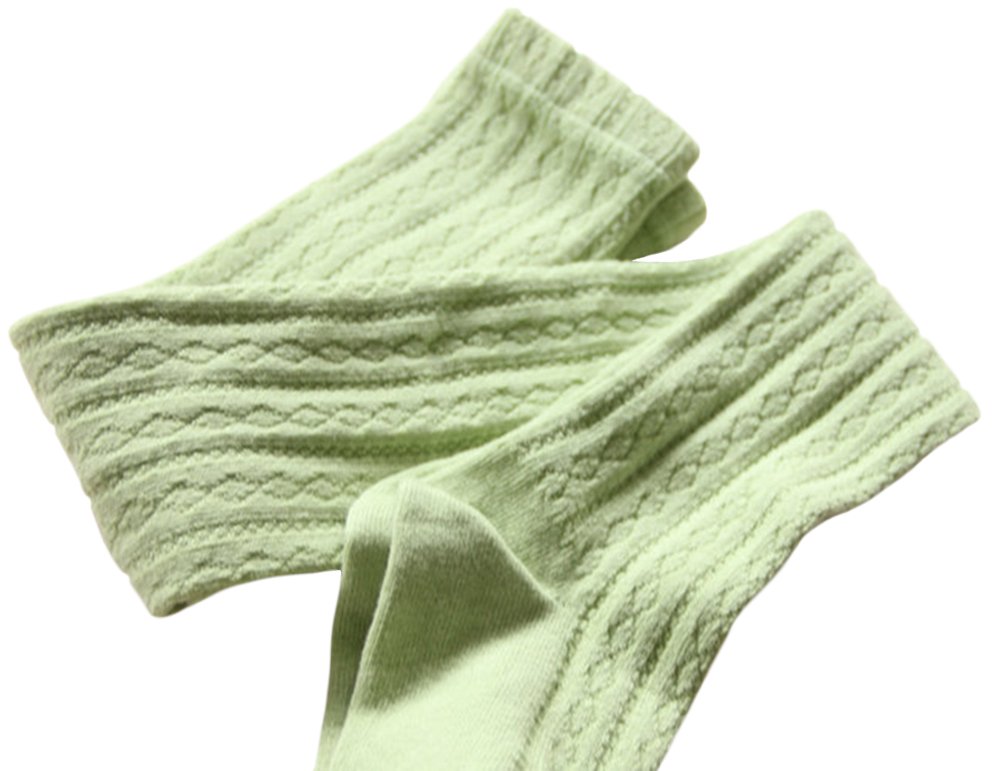 Little Girls' Solid Knitted Footed Tights - Soft Cotton Stockings & Leggings for Toddlers - Perfect for Winter, School Uniforms & Playtime