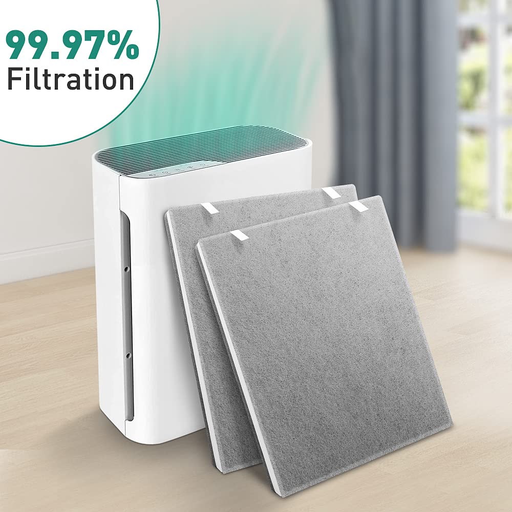 2 Pack Vital 100 Air Purifier Replacement Filters - True H13 HEPA 3-in-1 High Efficiency Filtration - Compatible with LEVOIT Vital 100 - Perfect for Home, Office & Bedroom Air Purification