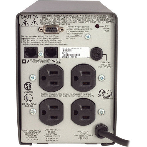 APC Smart-UPS SC 420VA 120V Uninterruptible Power Supply (UPS) - Reliable Backup Power for Home Office, Networking Equipment & Electronics