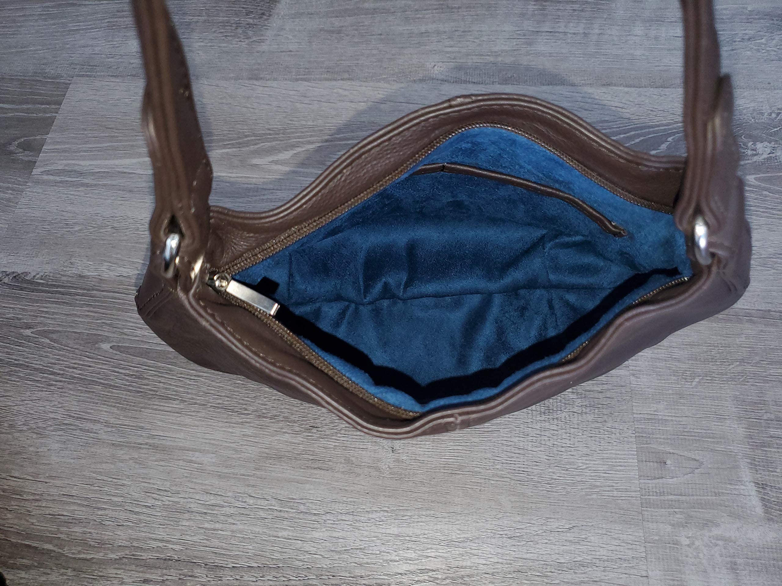 Fgalaze Women's Brown Chocolate Leather Hobo Bag - Stylish Shoulder Handbag for Work, Travel & Everyday Use