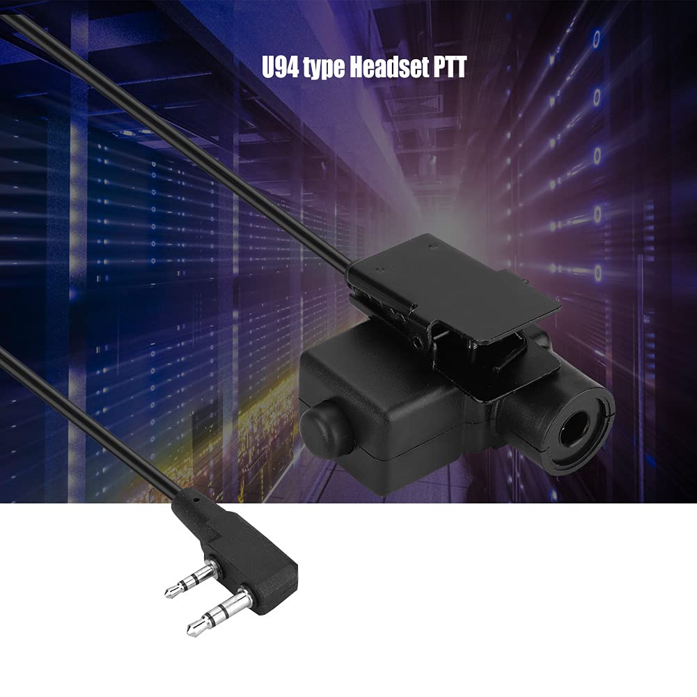 MUNEFE 5R Interface Adapter Cable for U94 P Noise Cancelling Tactical Headsets - Compatible with Military, Aviation, and Communication Headsets - Durable and Reliable for Outdoor, Field, and Professional Use