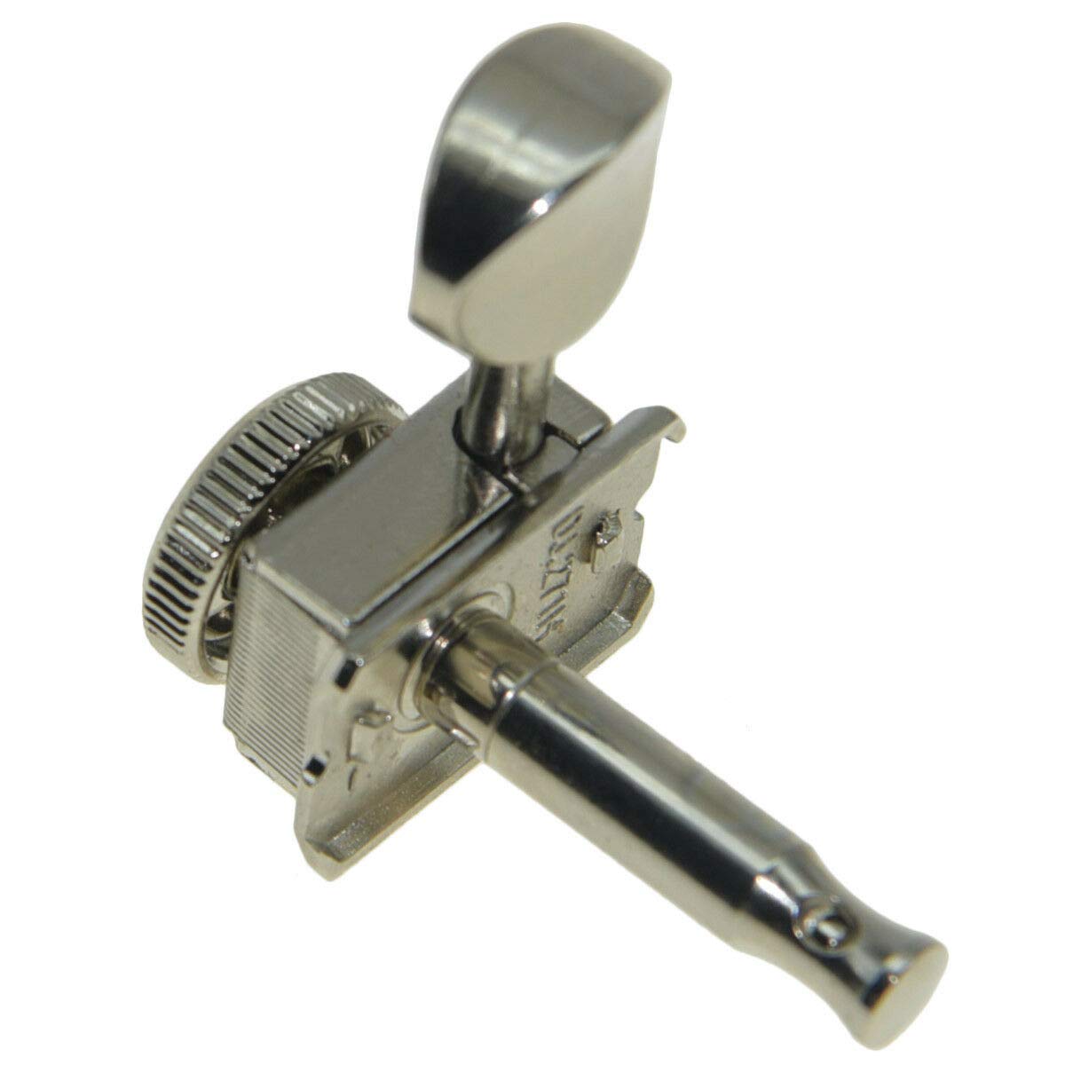 6-Piece Locking Guitar Tuners Set - Nickel Plated Machine Heads for Stratocaster & Telecaster Electric Guitars | Perfect for Quick String Changes & Stable Tuning | Ideal for Performances, Studio Recording & Practice Sessions