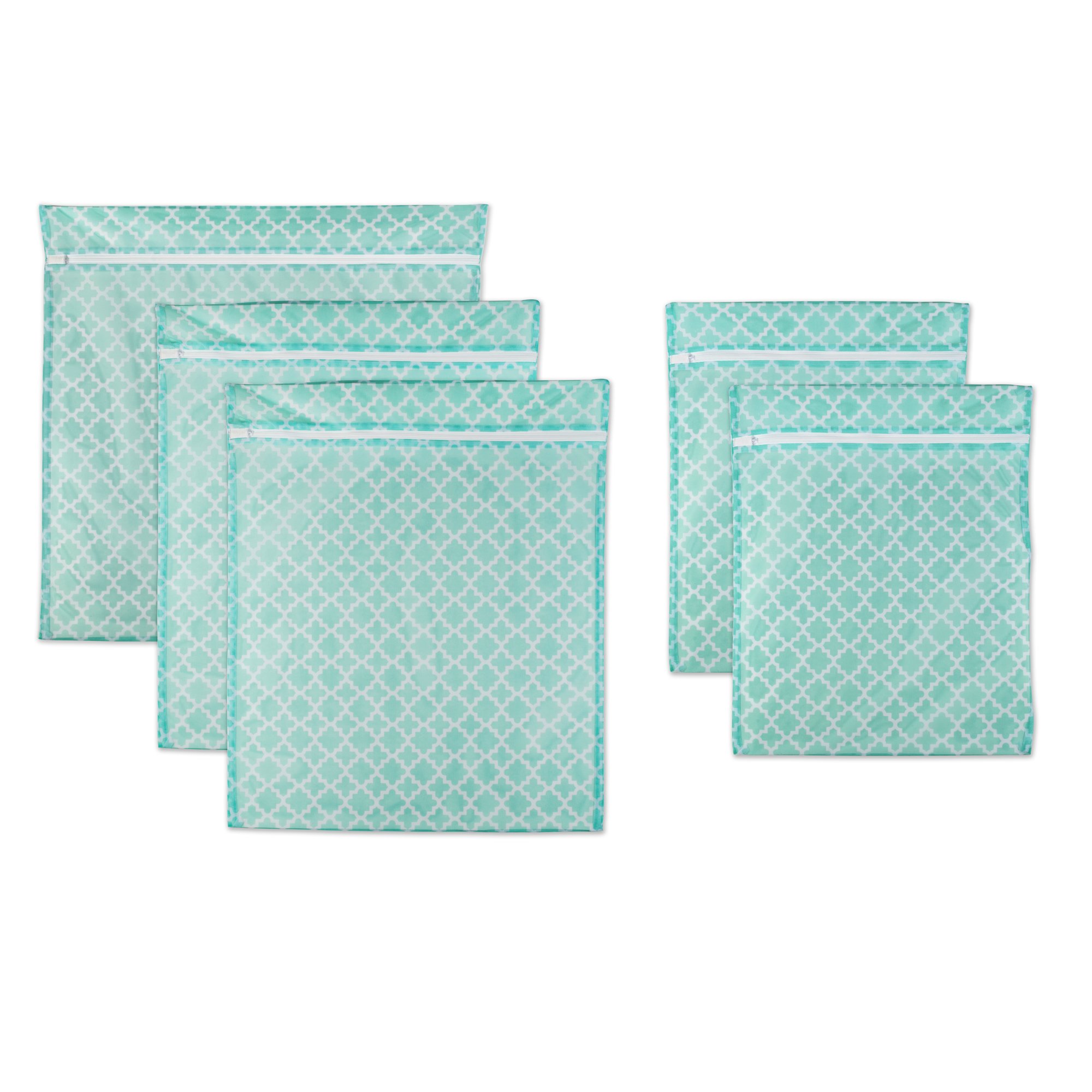 DII 5-Pack Mesh Laundry Bags for Delicates - XXL, XL, Large Wash Bags for Bras, Underwear, Socks, Lingerie - Travel & Closet Organization - Perfect for Hand Washing, Machine Wash & Storage