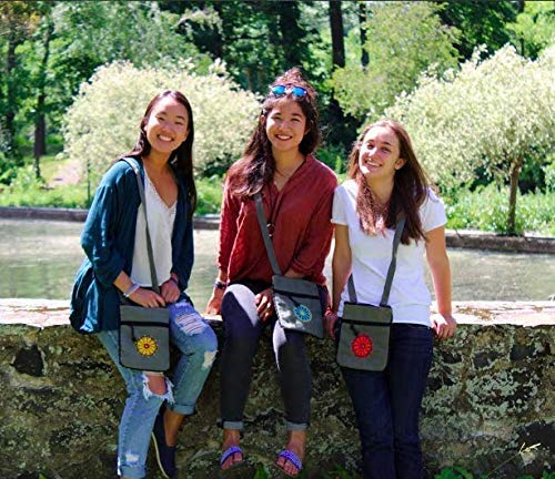 Stylish Gray & Pink Elephant Union Crossbody Bag for Women - Trendy Animal Print Handbag for Casual Outings, Travel & Daily Use