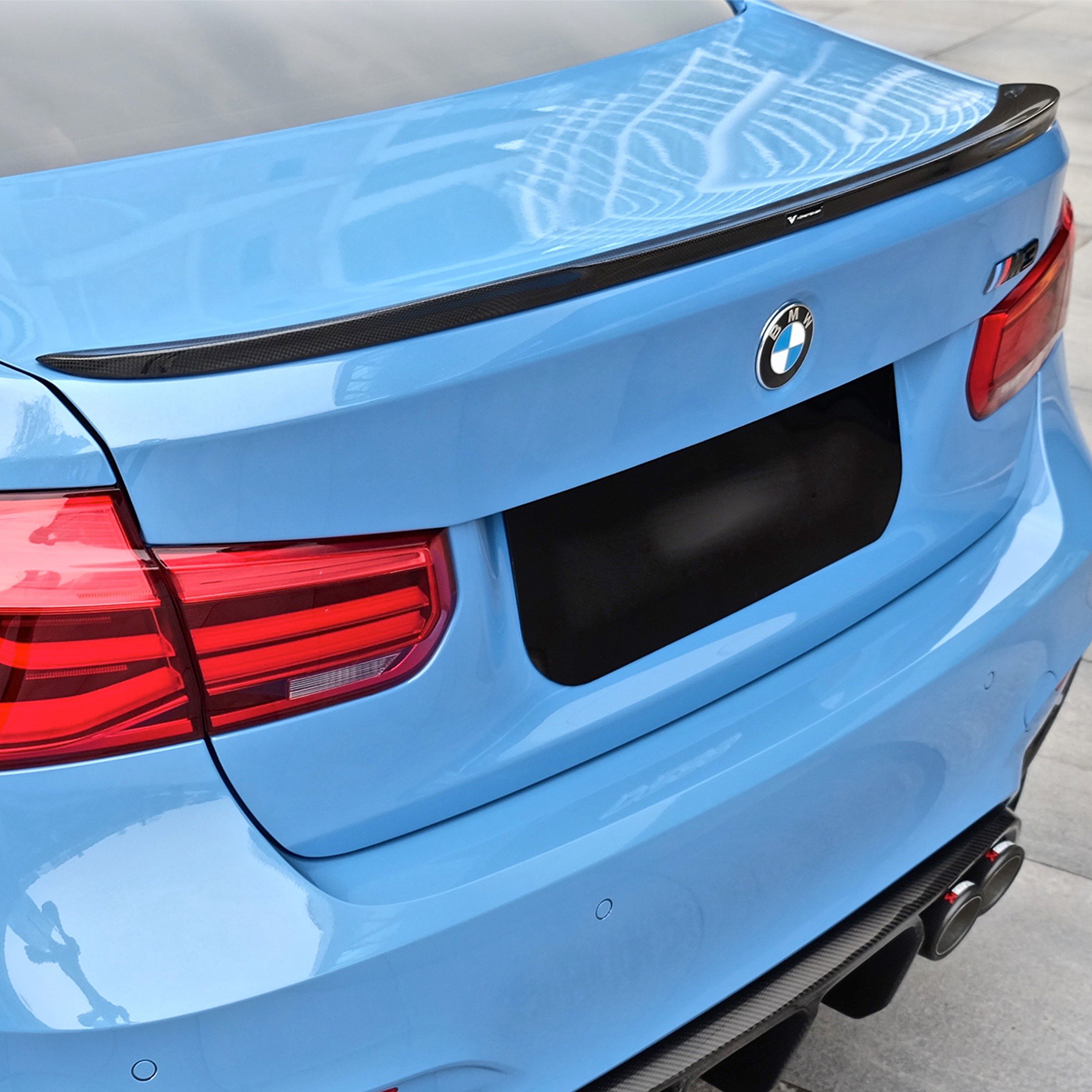 BMW F80 M3 Carbon Fiber V Style™️ EVO Aero Decklid Spoiler - High Performance Rear Wing for F8X M3 (F80 Only) - Perfect for Track Racing & Street Style Enhancement