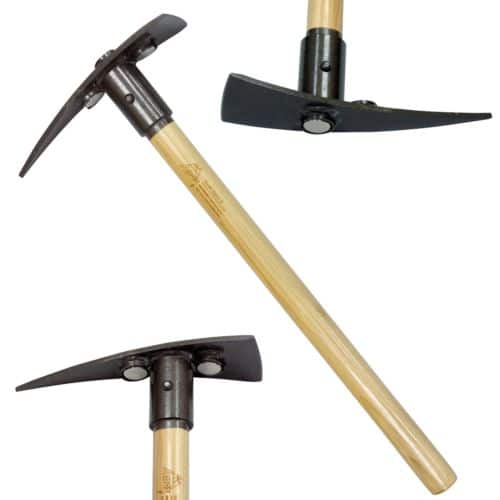 Apex Pick Badger 24-Inch Hickory Handle with Three Super Magnets - Perfect for Metal Detecting, Treasure Hunting & Outdoor Adventures