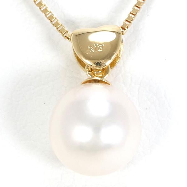 18K Yellow Gold Pearl Necklace for Women - Elegant & Timeless Jewelry Gift for Birthday, Anniversary & Wedding | Perfect for Formal Events & Special Occasions