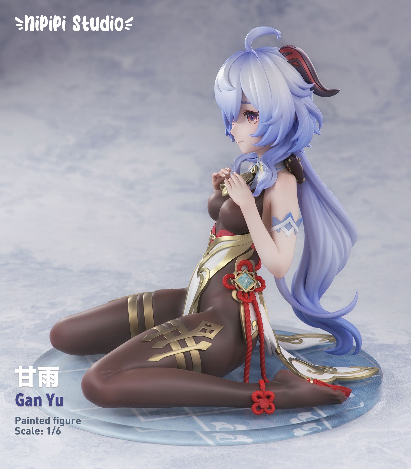 Genshin Impact Ganyu Cosplay Costume - Official NiPiPi Studio Replica Outfit for Anime Conventions & Halloween