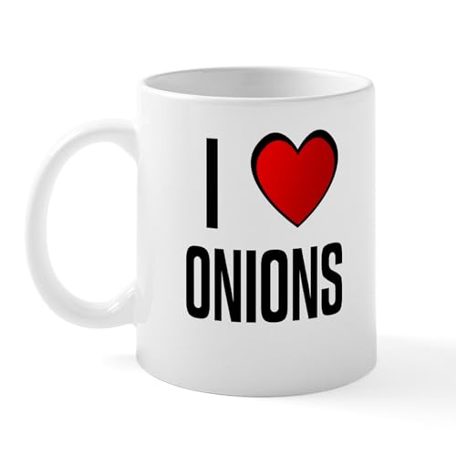 White - I LOVE ONIONS Mug