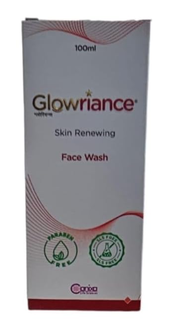 Glowriance Brightening Facial Cleanser 100ml - Gentle Face Wash for Glowing Skin, Acne & Dark Spot Treatment - Perfect for Daily Skincare Routine