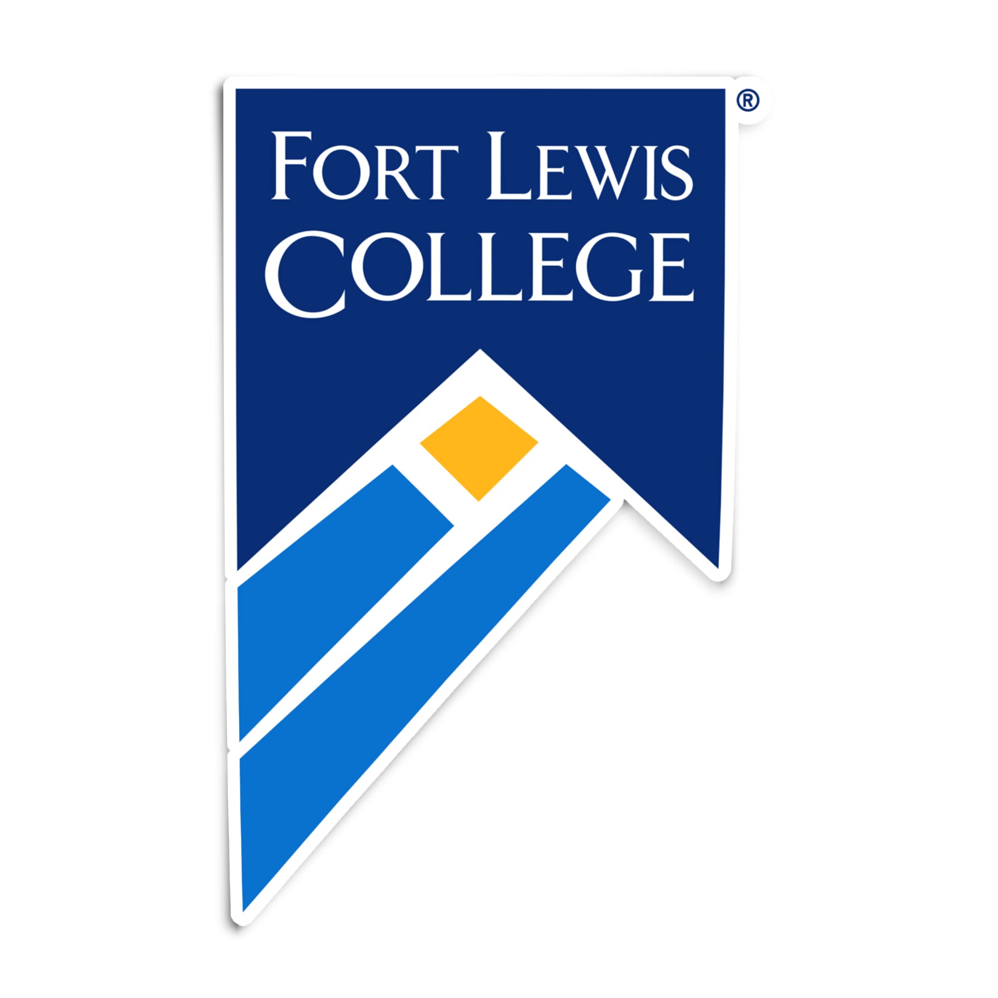 Desert Cactus Fort Lewis College Sticker - Skyhawks Vinyl Decal for Laptop, Water Bottle, Car & Scrapbook - Durable IND 70 Waterproof Stickers - Perfect for College Pride, School Spirit & DIY Crafts