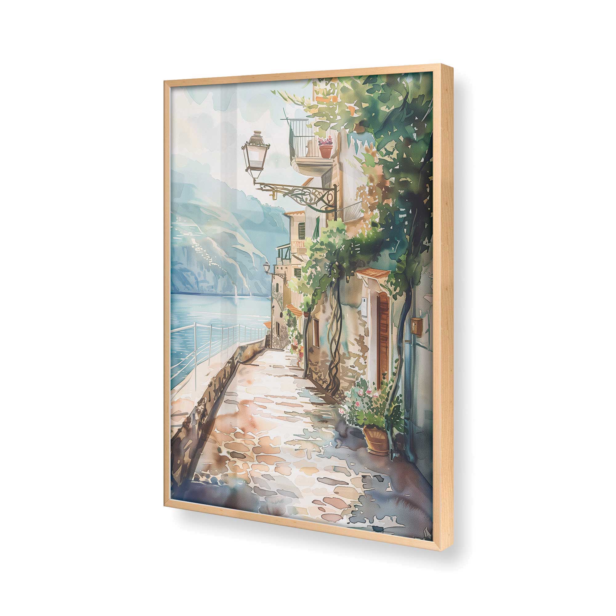 Coastal Greeting v2 Print - Beach Themed Wall Art Decor for Living Room, Bedroom & Office | Perfect for Home, Vacation House & Gift Giving