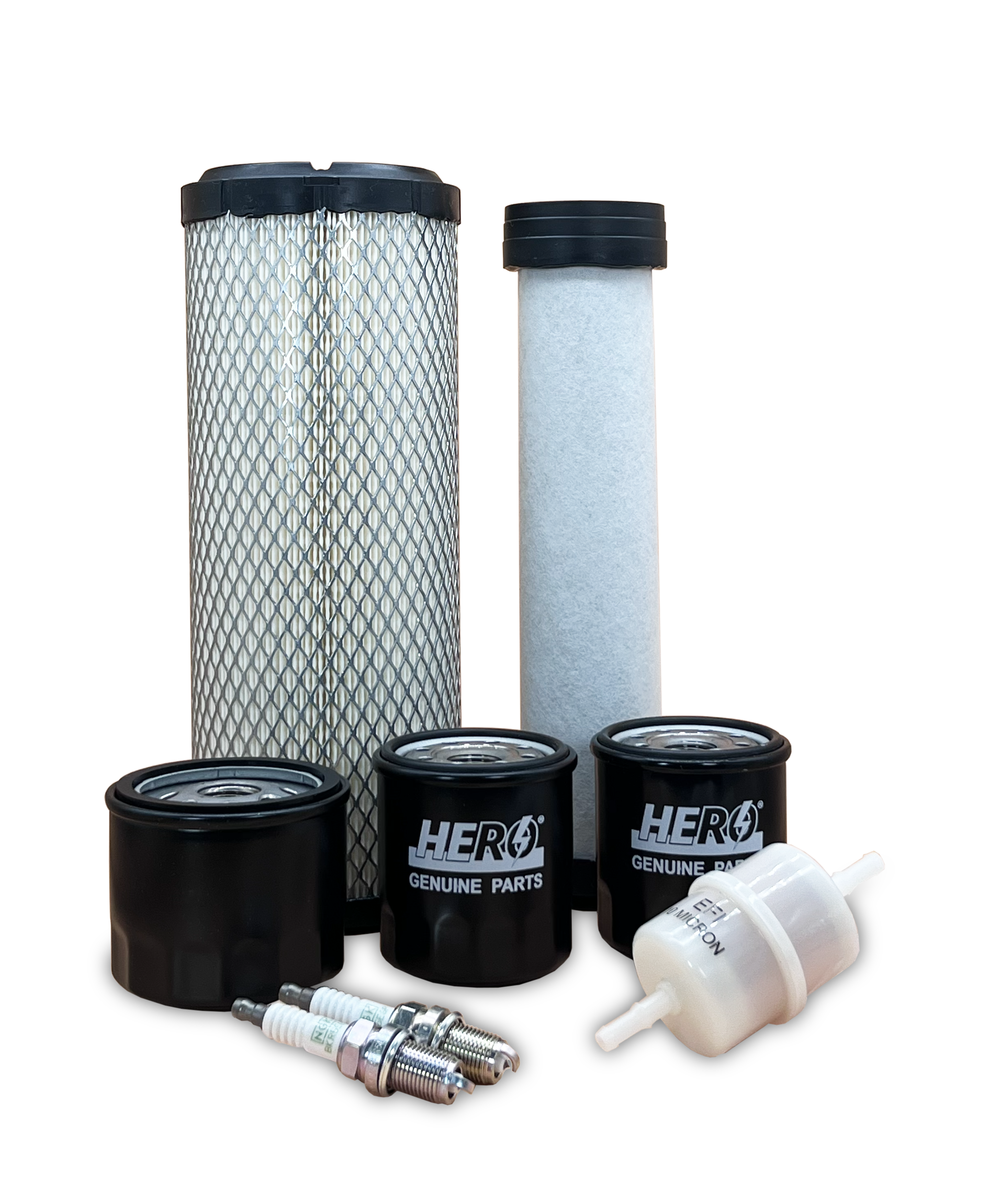 HERO® Replacement Air & Oil Filter Kit for Scag SPZ 61H 25CV Patriot Zero Turn Mower - Compatible with Scag SPZ-61H & 25CV Models - Perfect for Lawn Maintenance & Commercial Landscaping