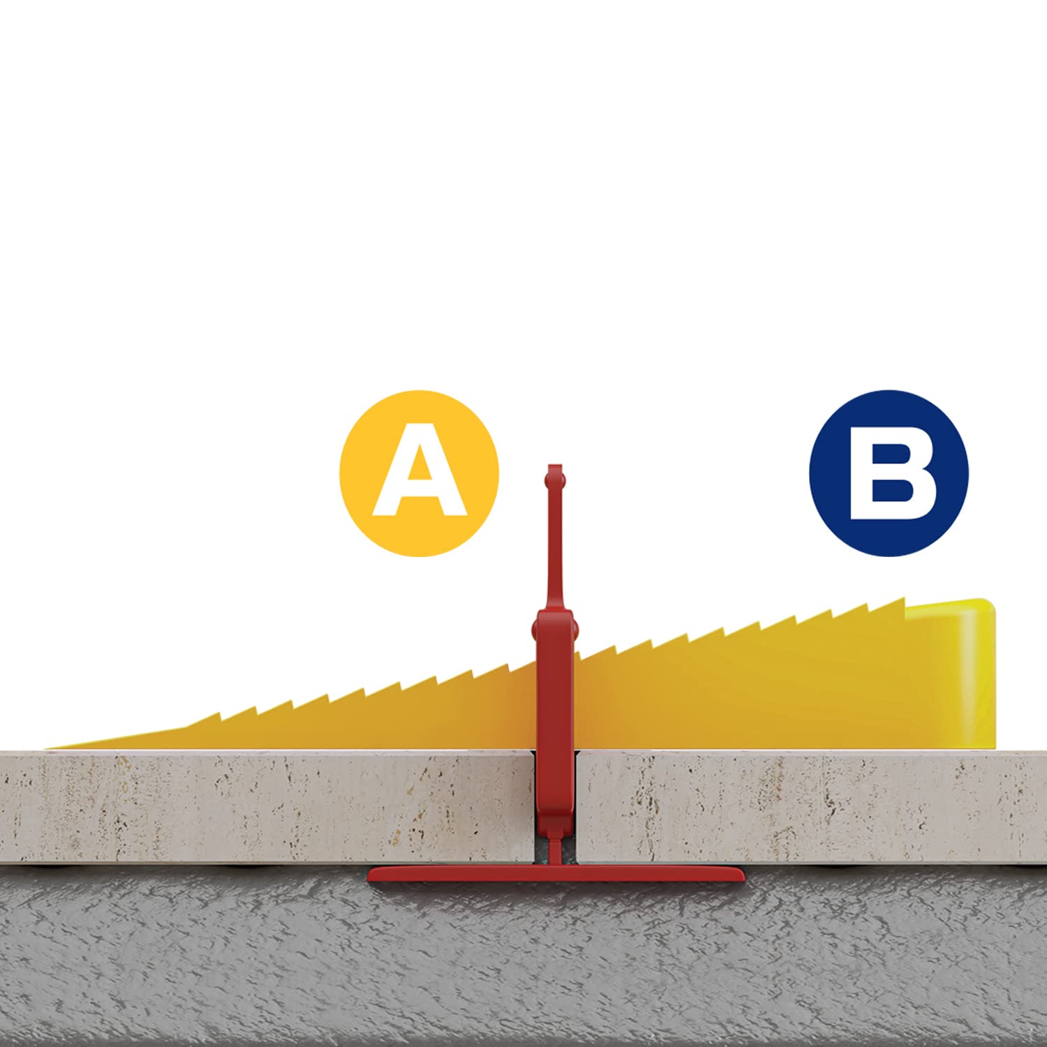 QEP LASH Tile Leveling System Part B - 300 Pack of Wedges for Professional Tile Installation | Perfect for Floor and Wall Tiles