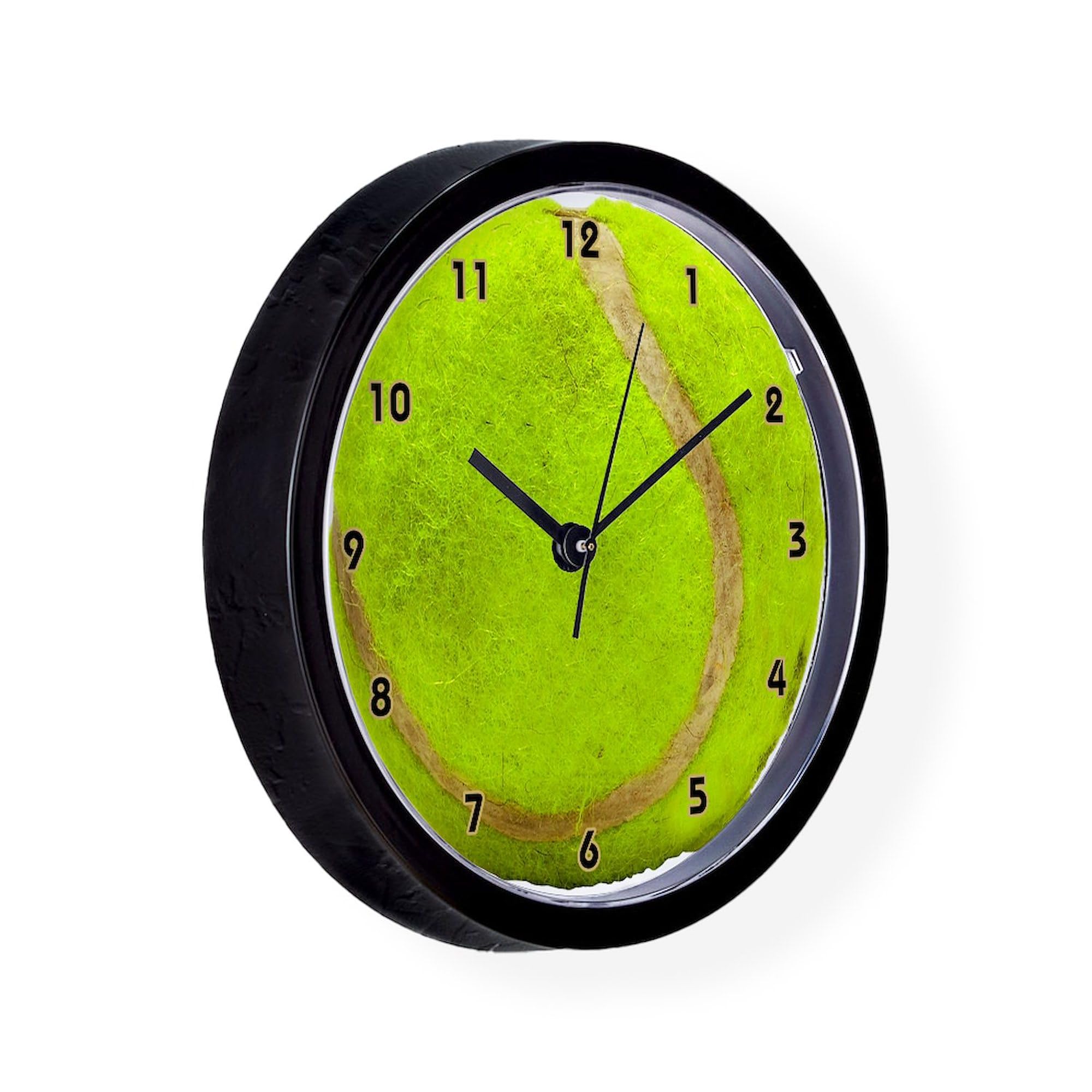 Tennis 10 Inch Wall Clock - Decorative Sports Theme Clock for Living Room, Kitchen, Office & Game Room | Perfect Gift for Tennis Lovers & Home Décor