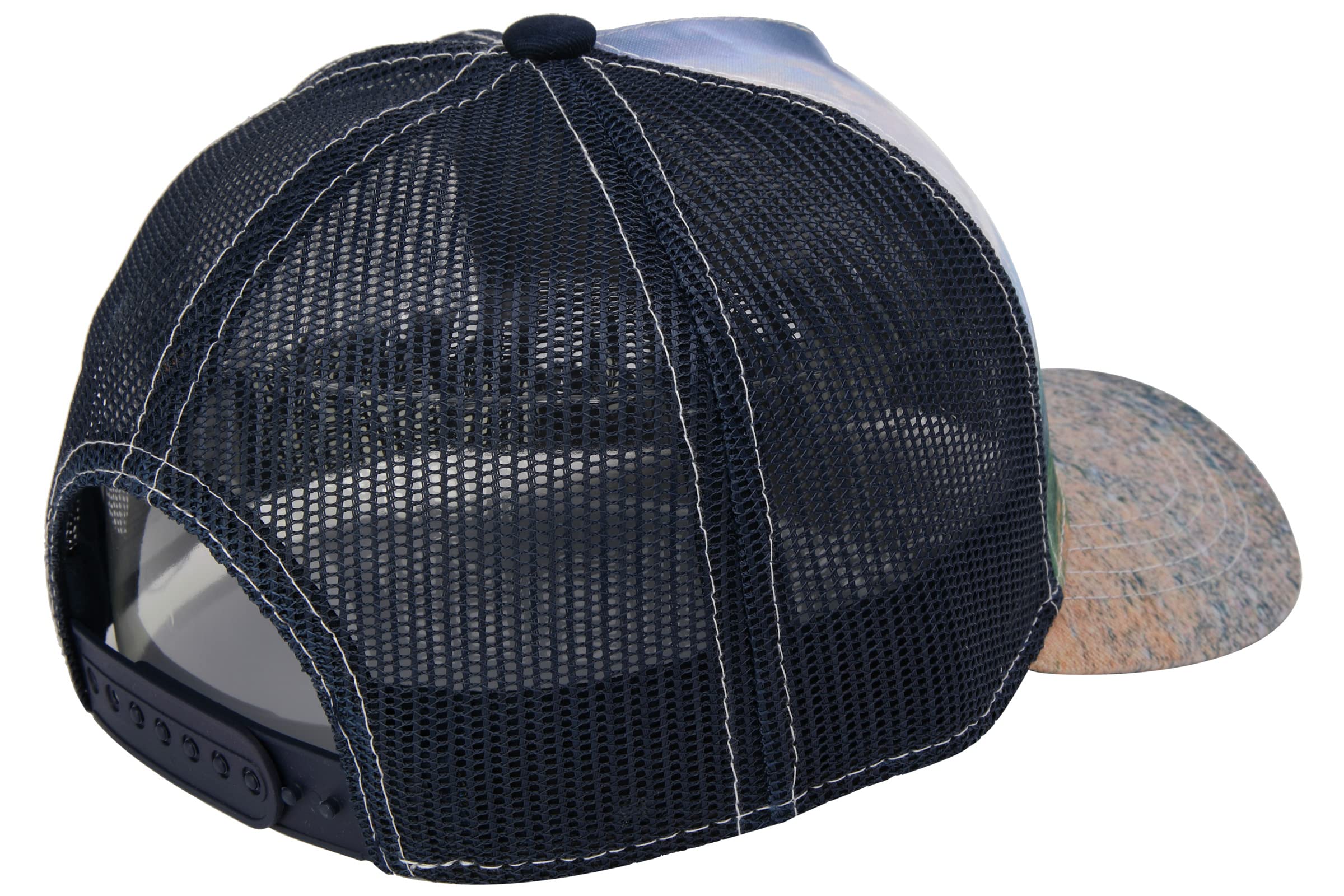 Jeep Premium Trail Scenery View Hat for Men & Women - Navy Blue Outdoor Adventure Cap for Hiking, Camping & Travel Accessories