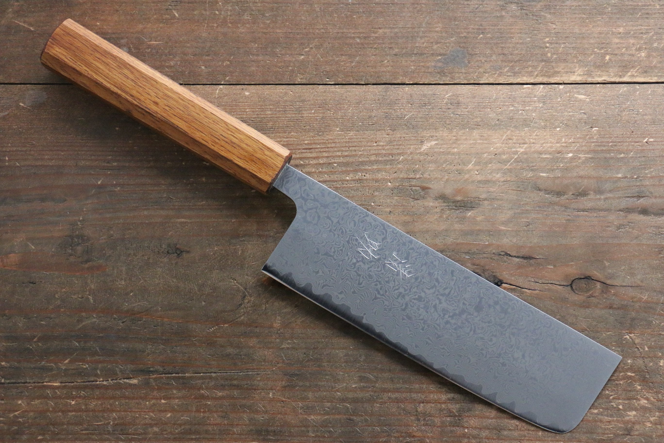 Premium Seisuke SLD 49-Layer Damascus Nakiri Knife 165mm - Japanese Chef Knife for Precision Vegetable Cutting, Slicing & Dicing - Perfect for Home Cooks & Professional Chefs