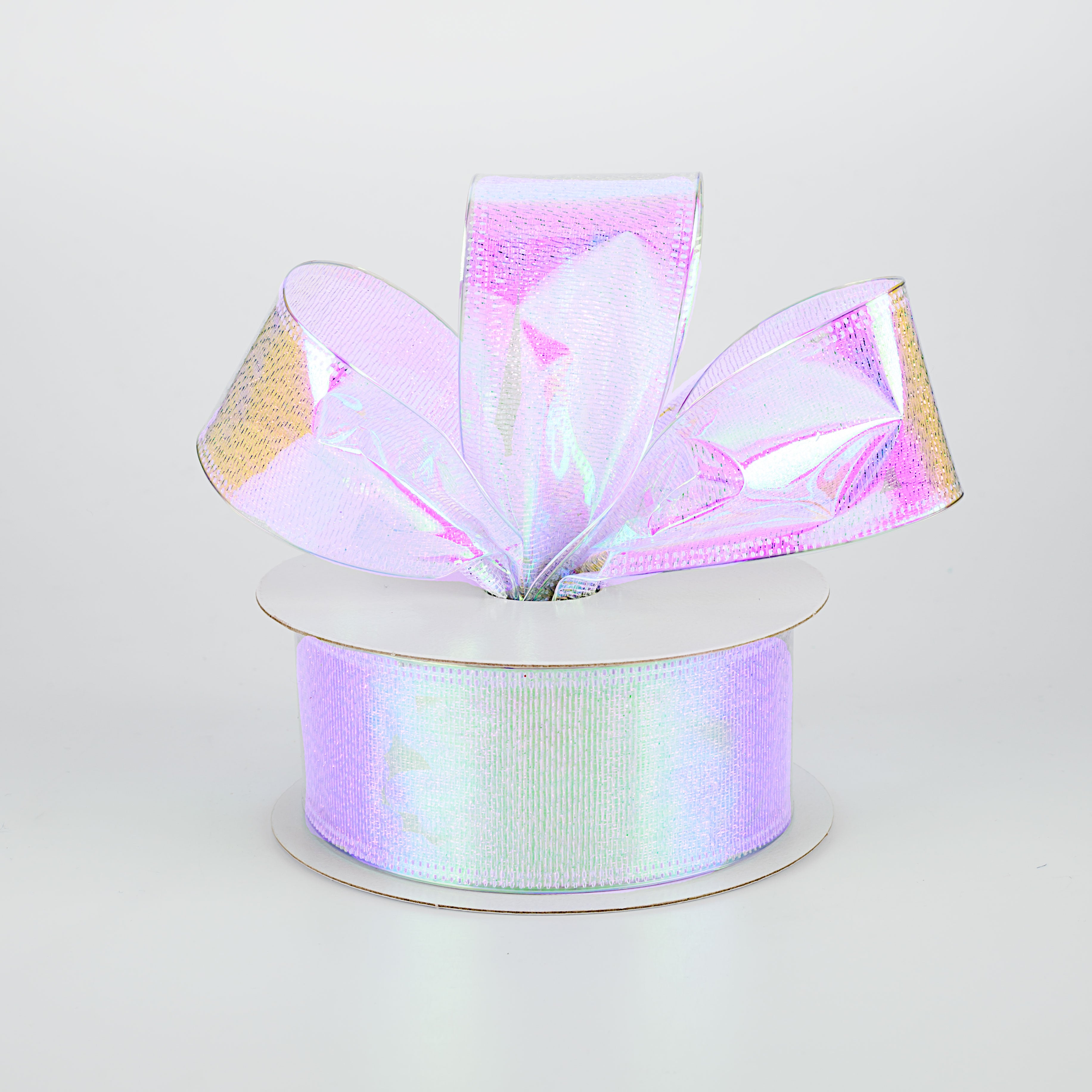 1.5 Inch Iridescent Cello Mylar Ribbon - 10 Yards Bulk Roll for Gift Wrapping, Party Decorations, Wedding Favors & Craft Projects